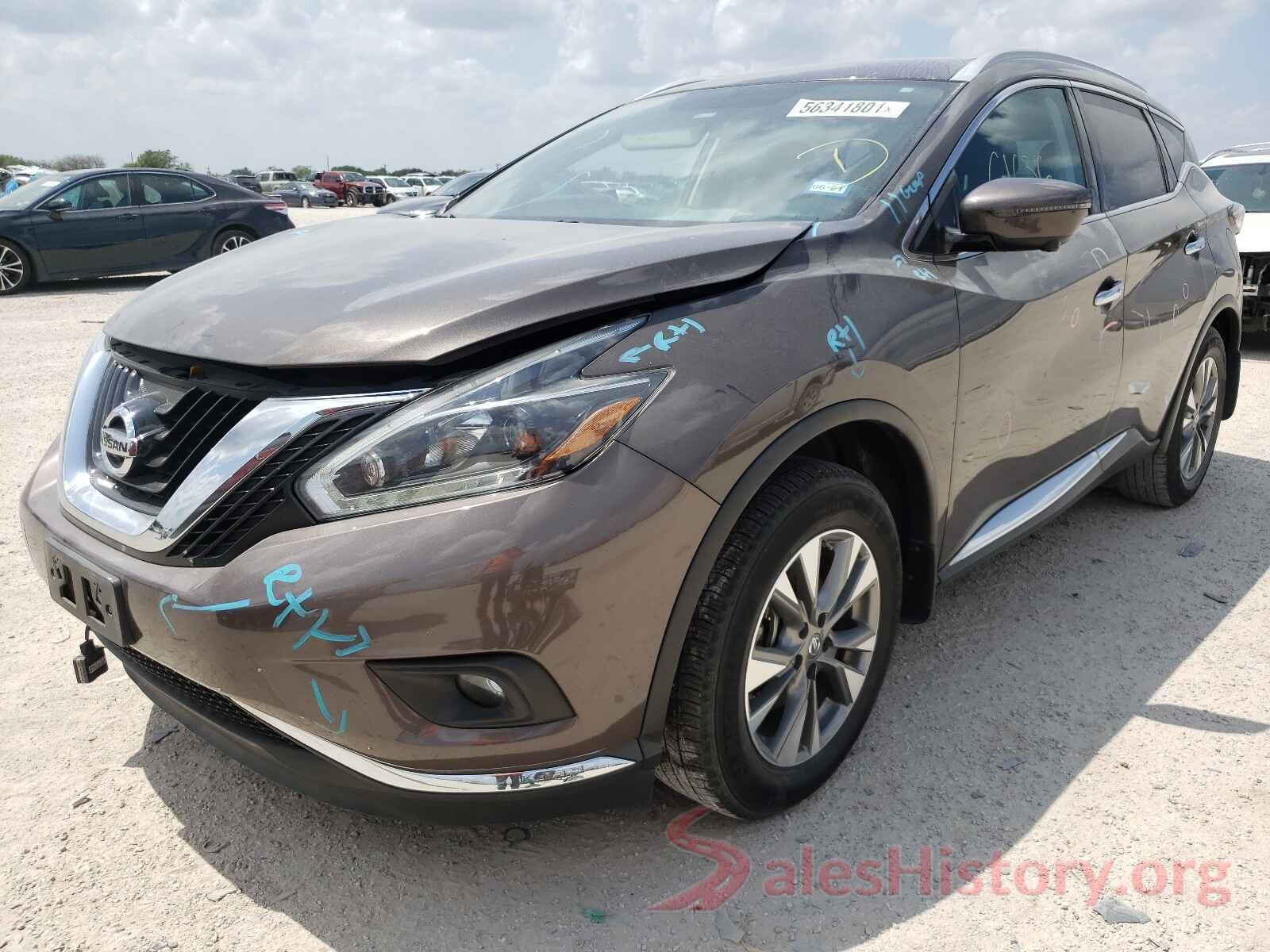 5N1AZ2MG8JN141511 2018 NISSAN MURANO