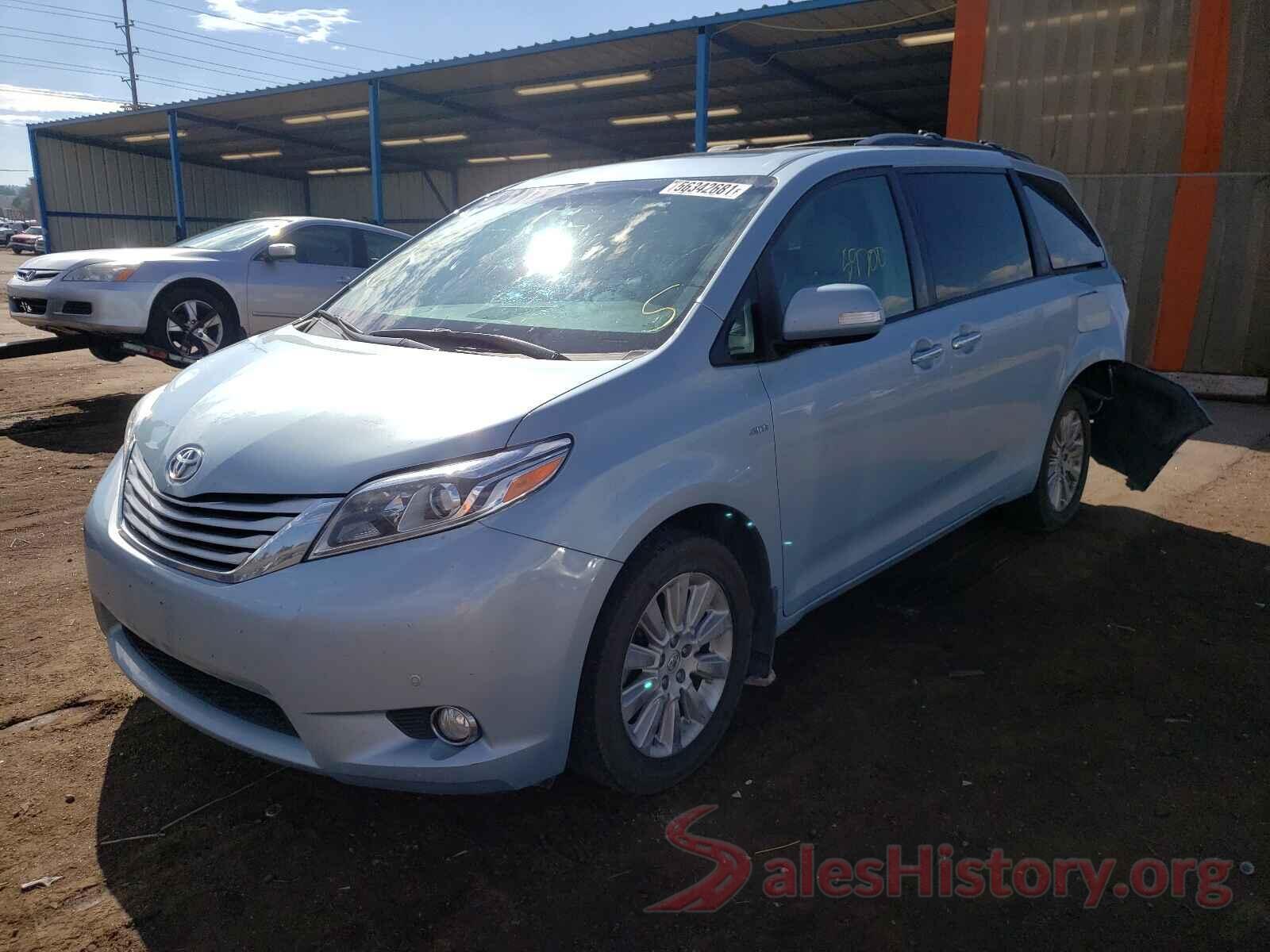 5TDDK3DC2GS133979 2016 TOYOTA SIENNA