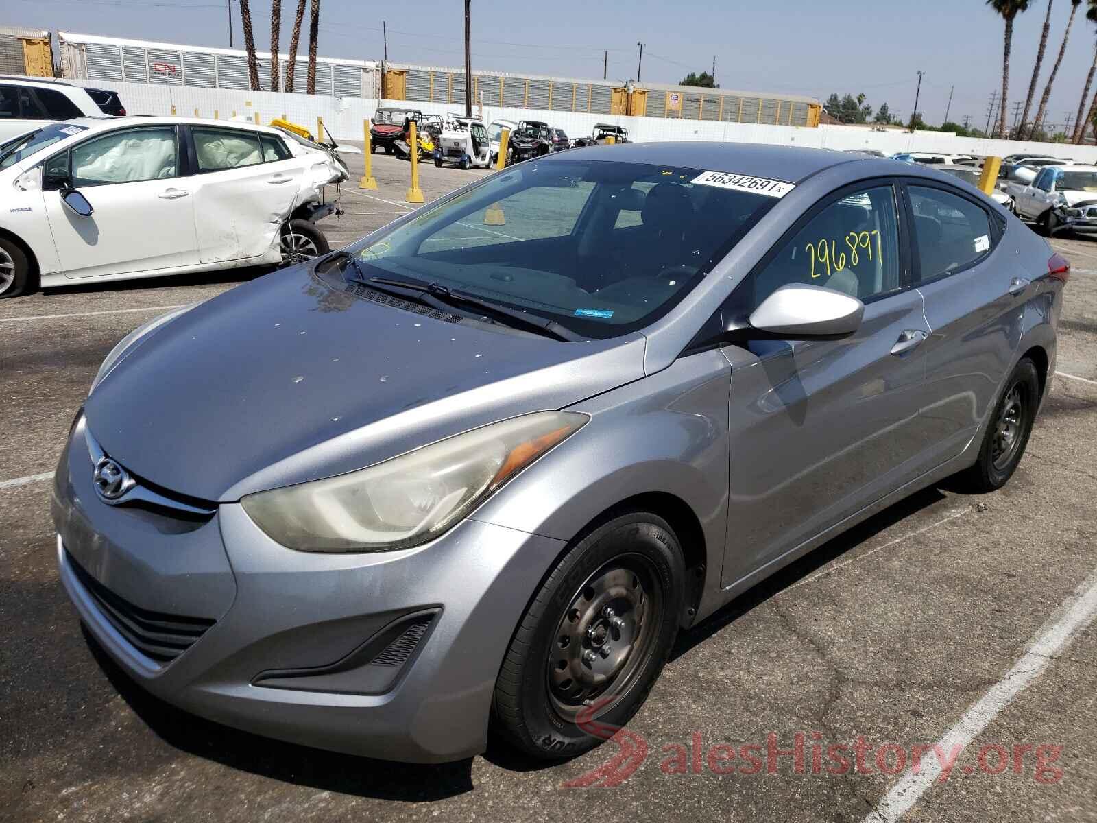 KMHDH4AE8GU542795 2016 HYUNDAI ELANTRA