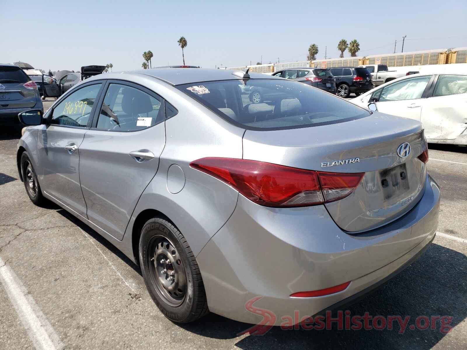 KMHDH4AE8GU542795 2016 HYUNDAI ELANTRA