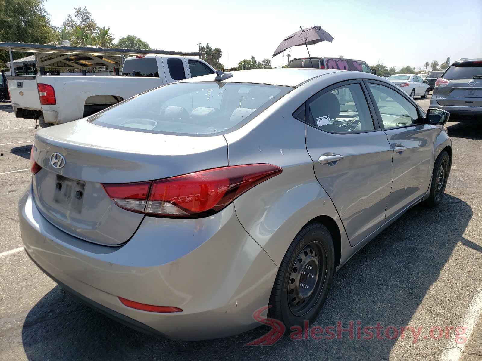 KMHDH4AE8GU542795 2016 HYUNDAI ELANTRA