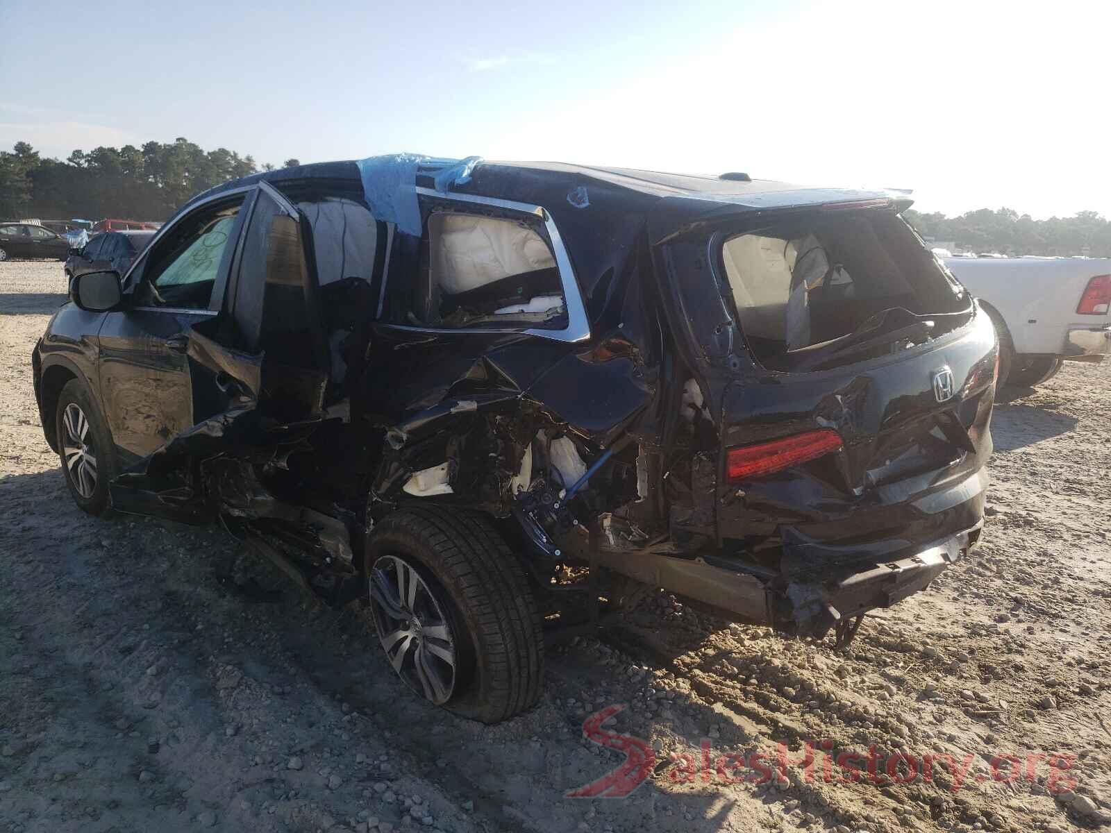 5FNYF5H6XHB034953 2017 HONDA PILOT