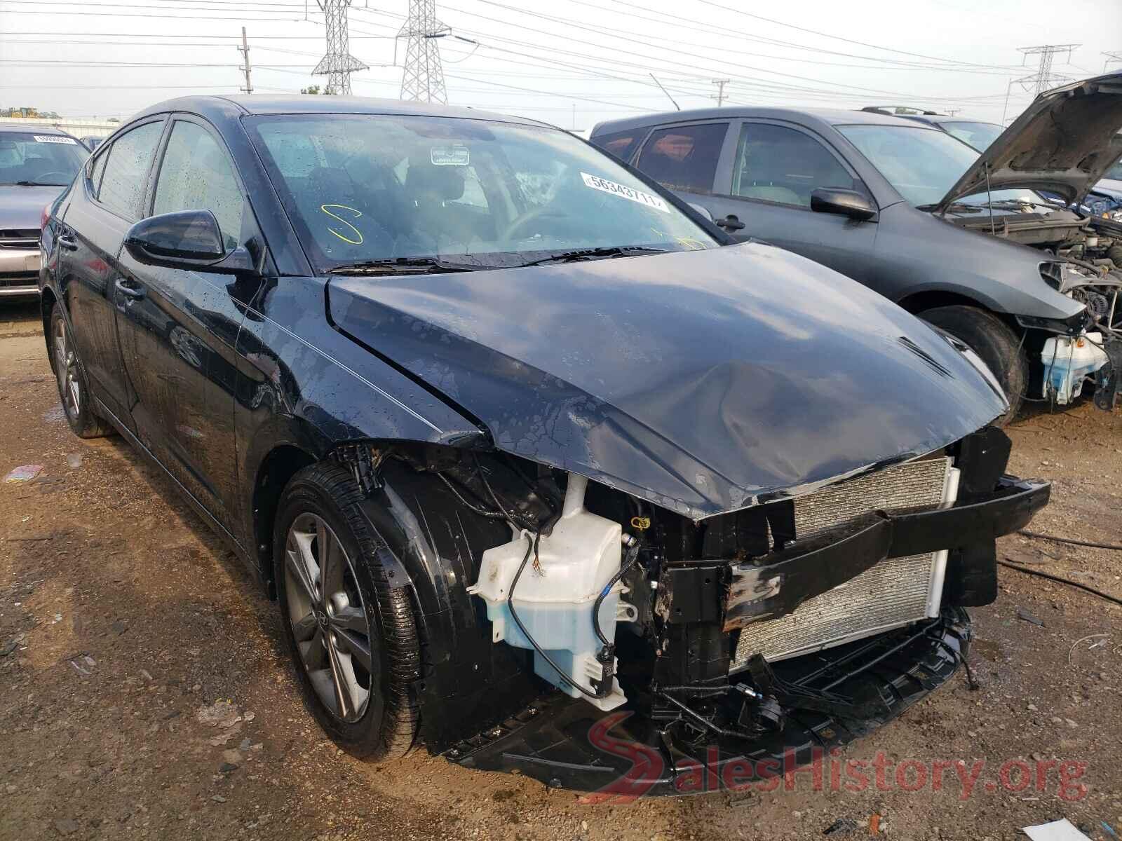 5NPD84LF9JH222803 2018 HYUNDAI ELANTRA