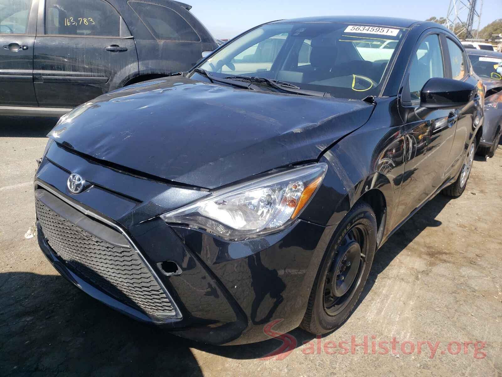 3MYDLBYV6LY711587 2020 TOYOTA YARIS