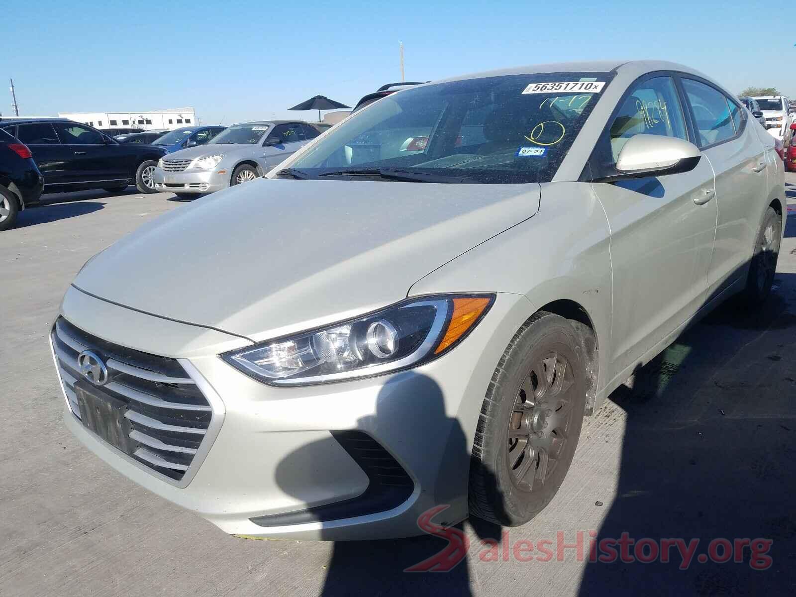 5NPD74LF4HH182224 2017 HYUNDAI ELANTRA