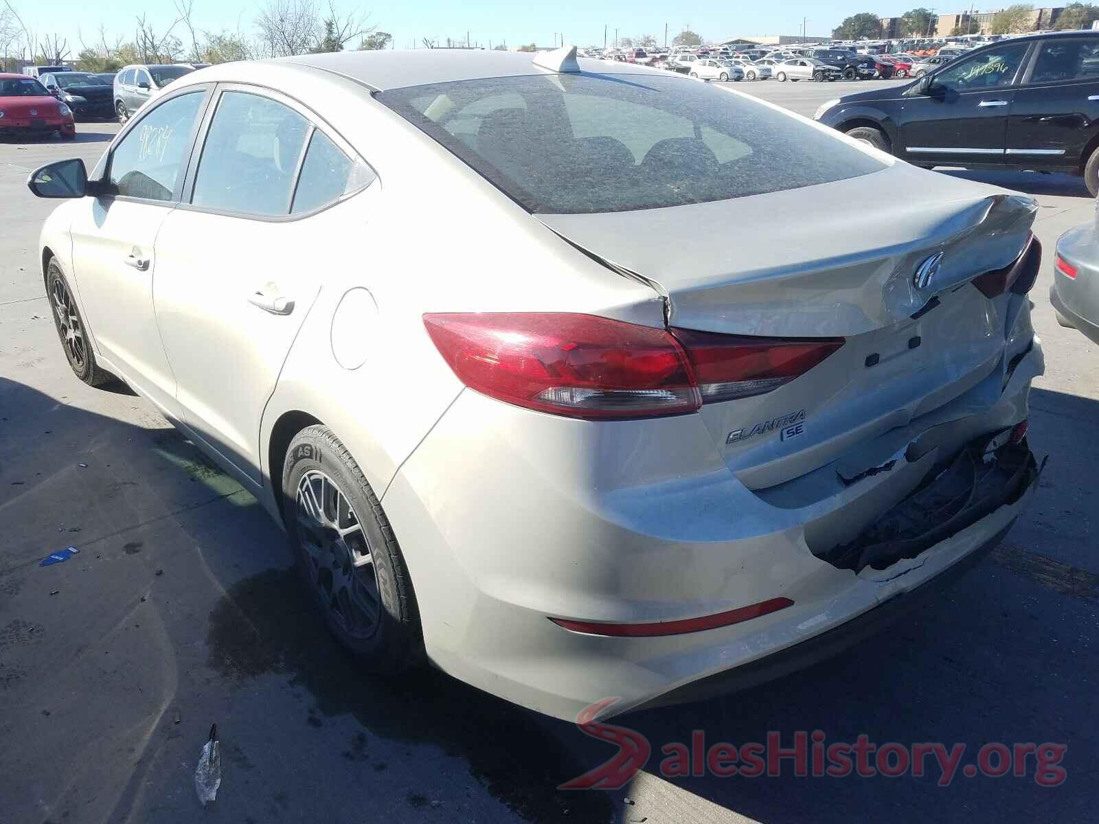 5NPD74LF4HH182224 2017 HYUNDAI ELANTRA