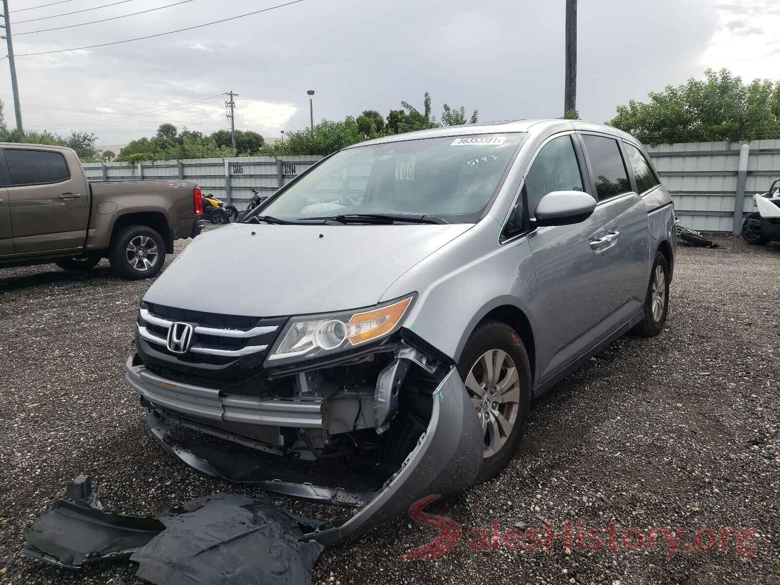 5FNRL5H67GB115193 2016 HONDA ODYSSEY