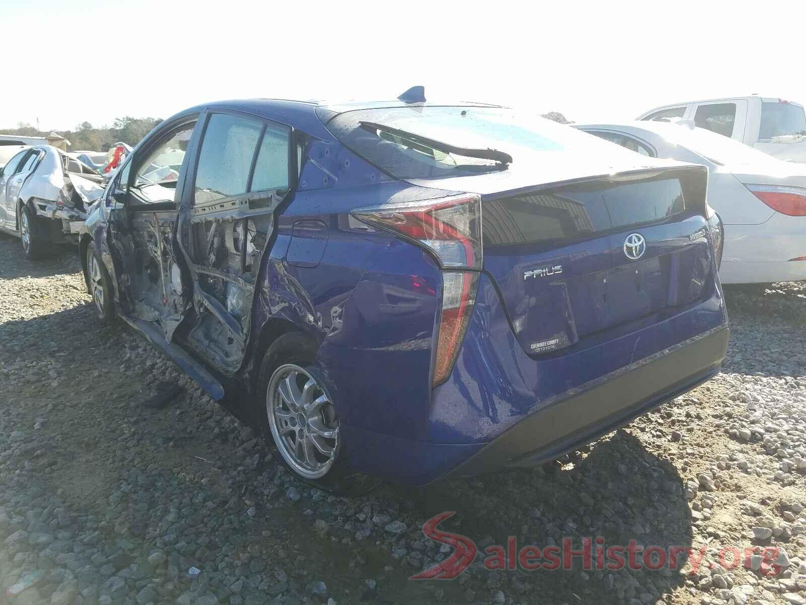 JTDKARFU7H3531842 2017 TOYOTA PRIUS