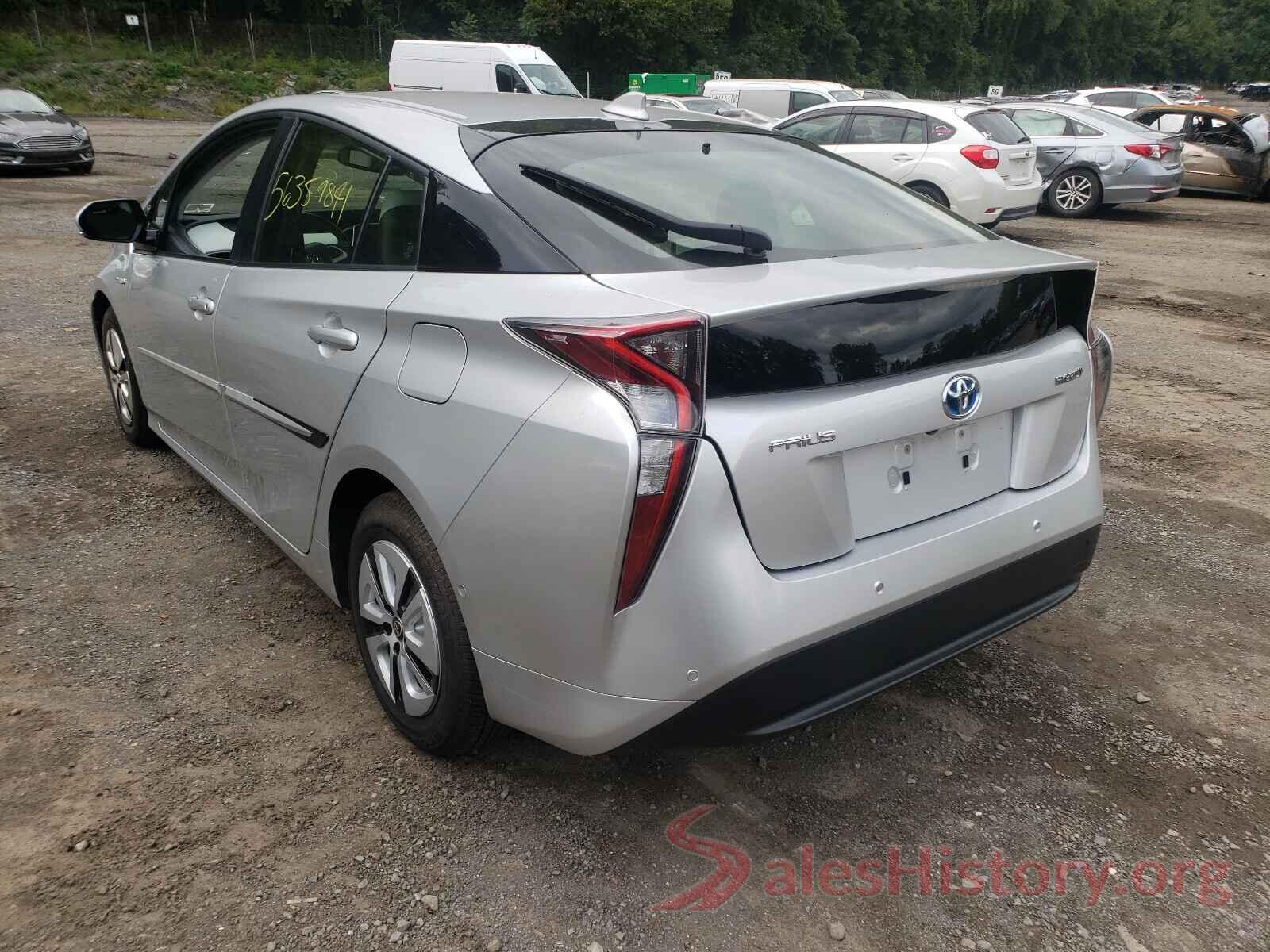 JTDKARFU2J3546089 2018 TOYOTA PRIUS