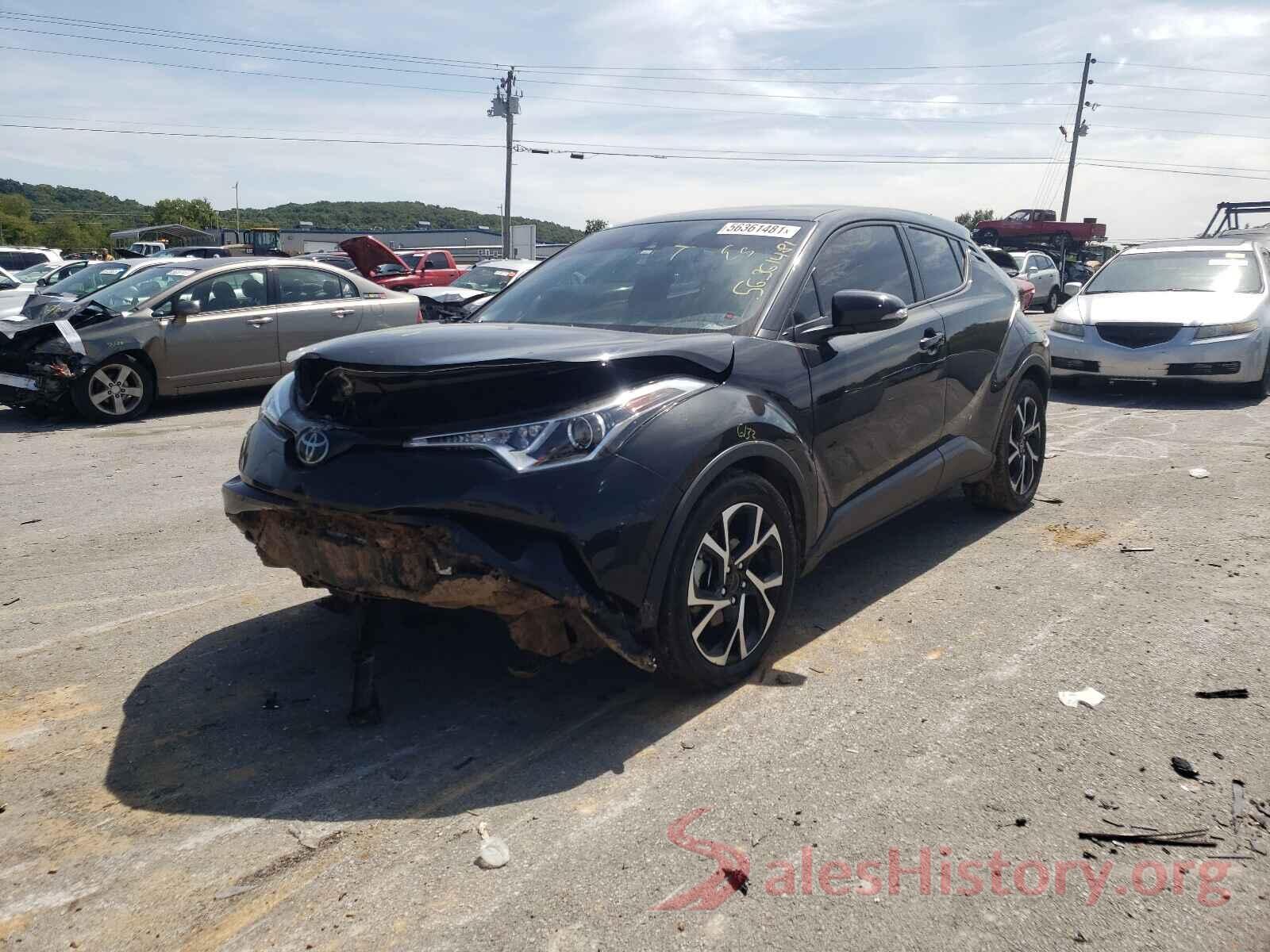 JTNKHMBXXK1016086 2019 TOYOTA C-HR