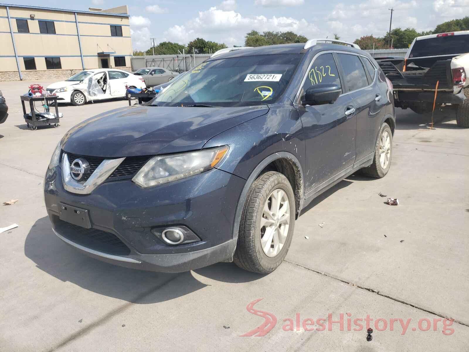 5N1AT2MT1GC808325 2016 NISSAN ROGUE