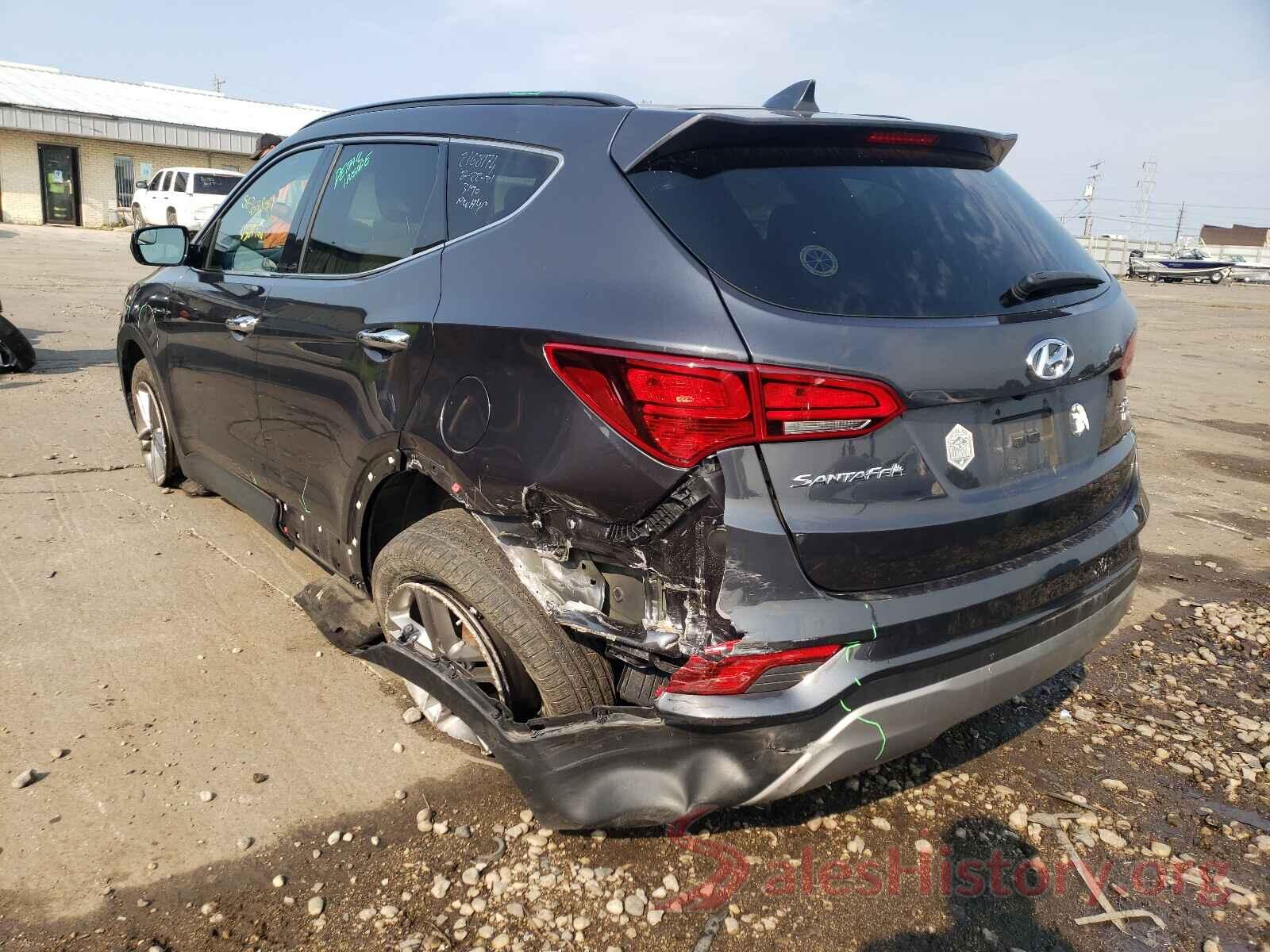 5XYZUDLB6HG459717 2017 HYUNDAI SANTA FE