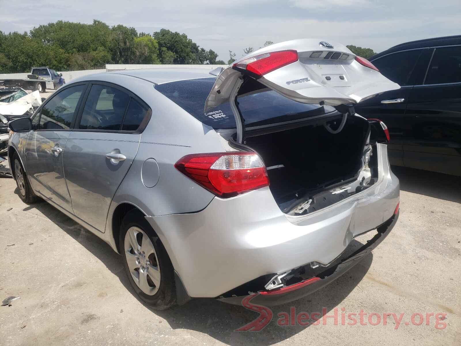 KNAFK4A6XG5533370 2016 KIA FORTE