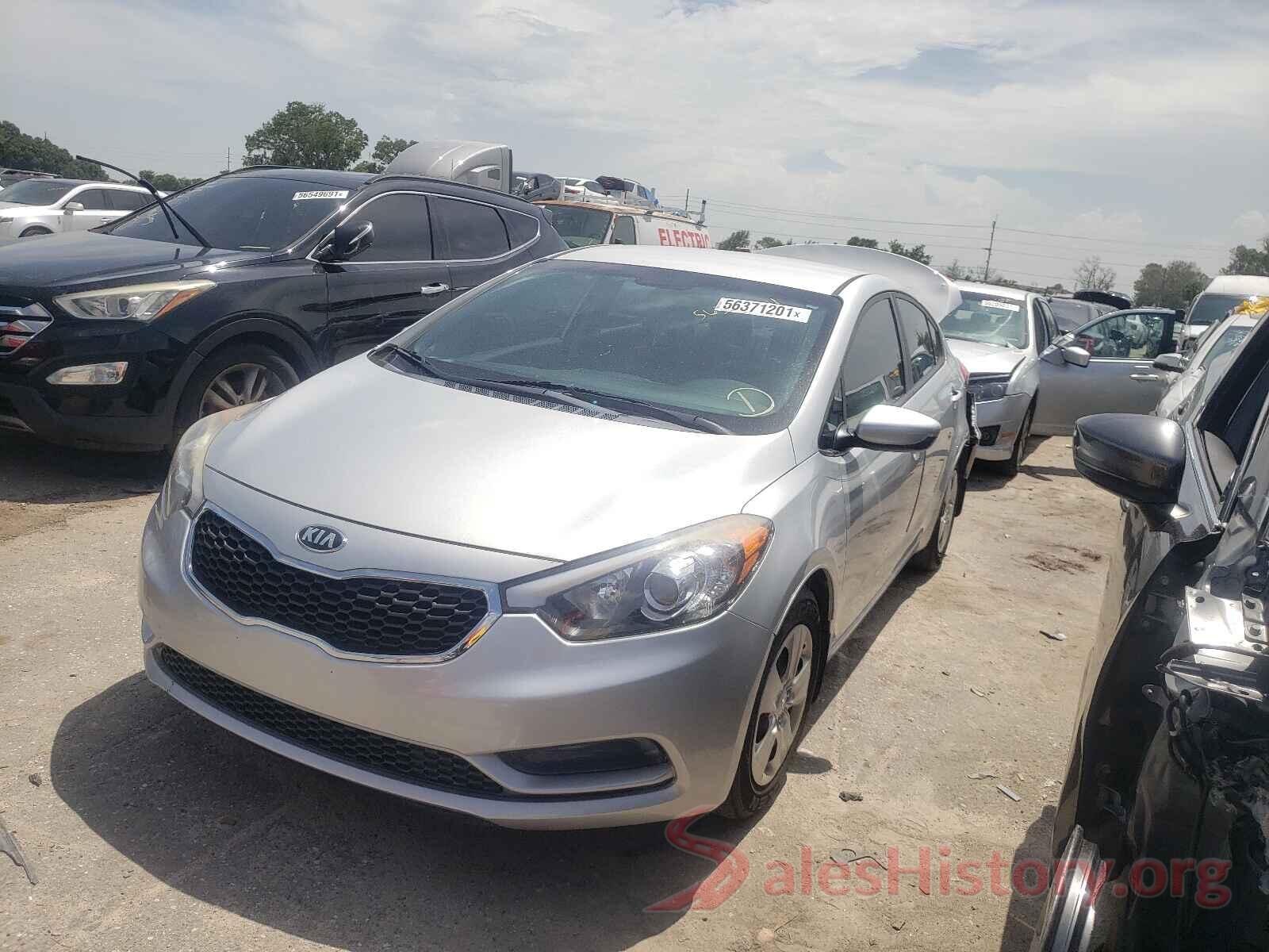 KNAFK4A6XG5533370 2016 KIA FORTE