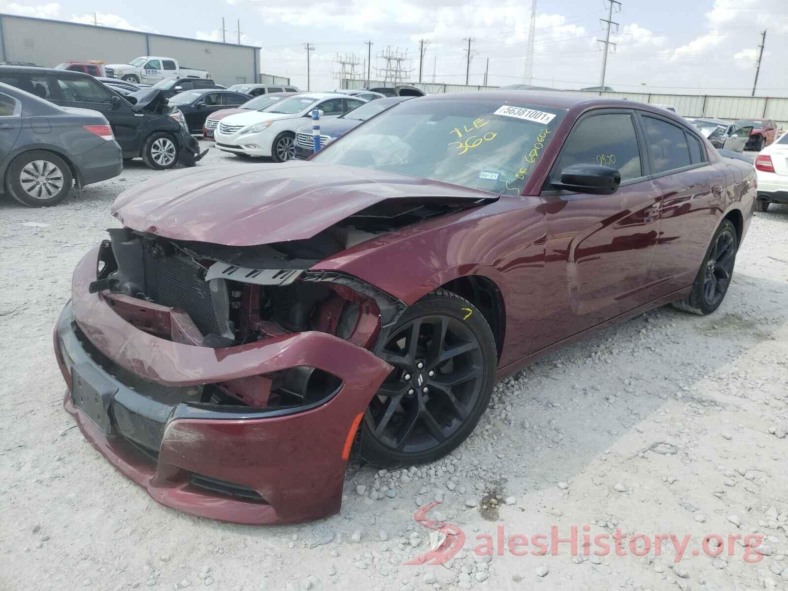 2C3CDXBG1KH670602 2019 DODGE CHARGER