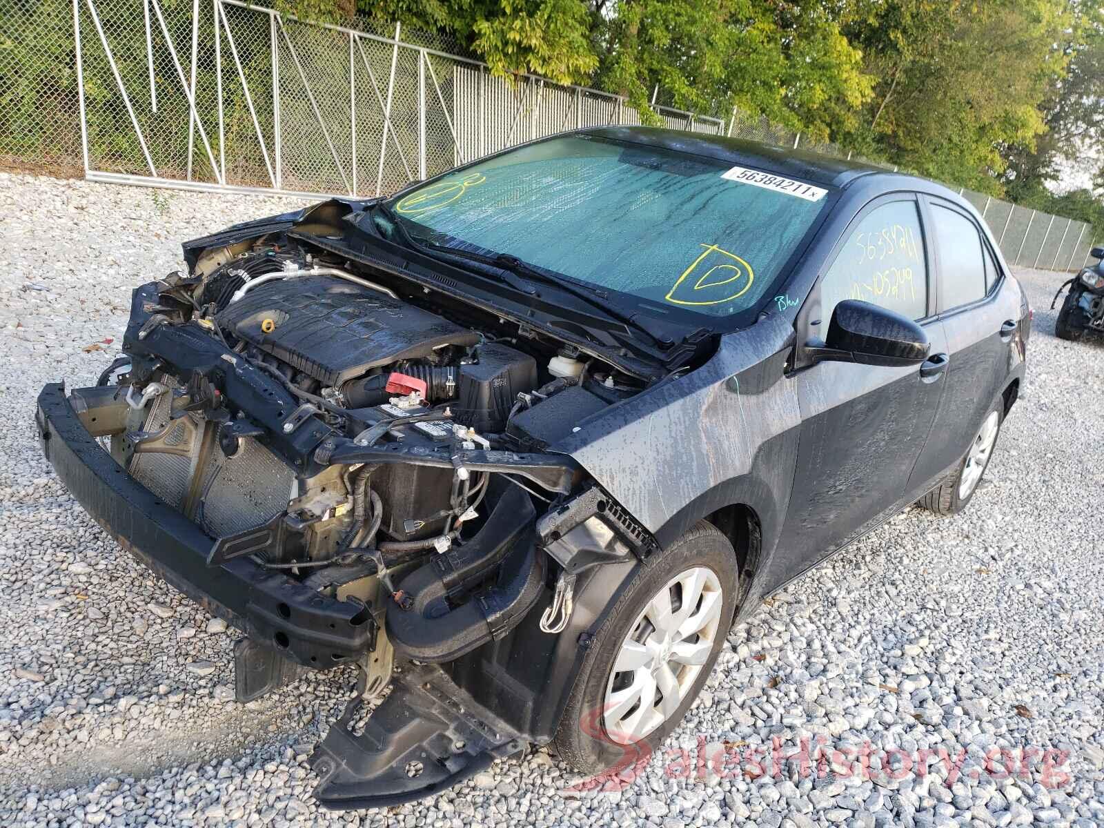 5YFBURHE7GP492897 2016 TOYOTA COROLLA