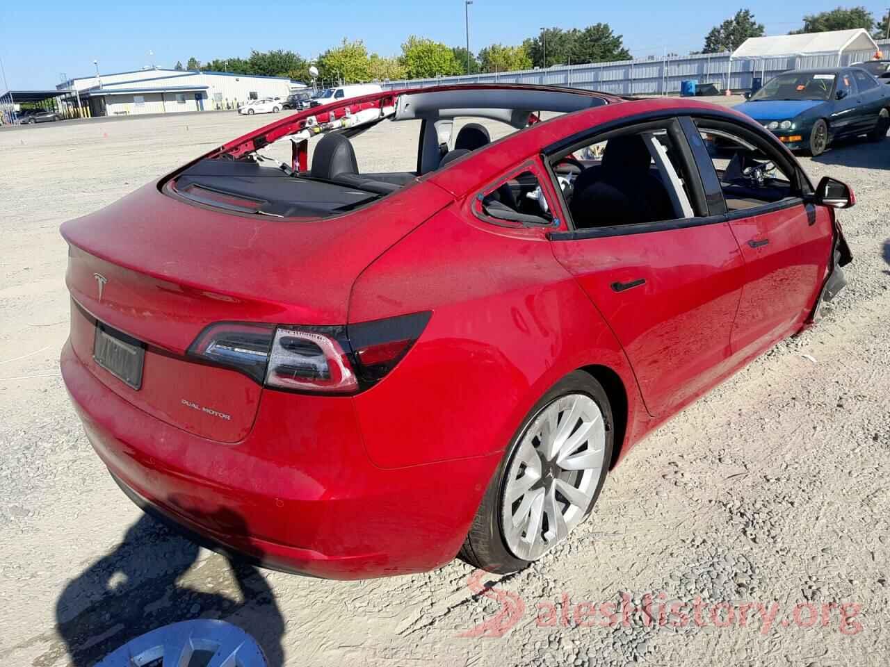 5YJ3E1EB3NF144195 2022 TESLA MODEL 3