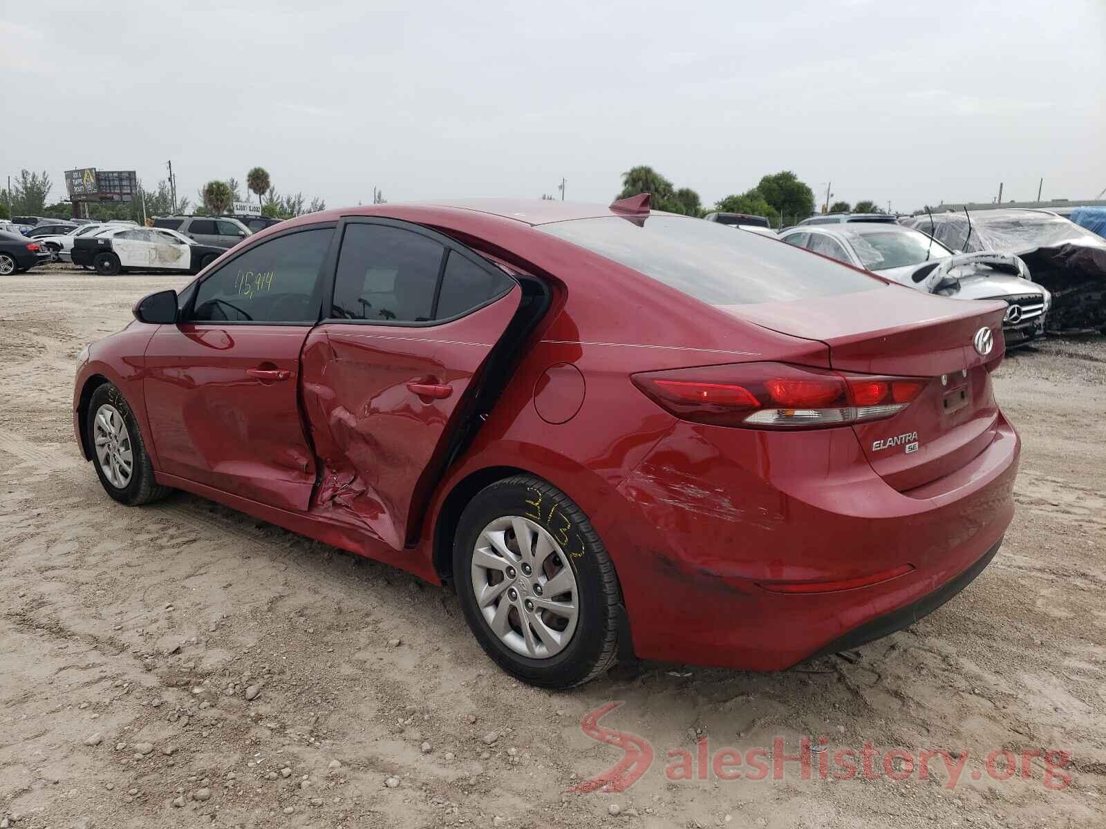 KMHD74LF4HU379346 2017 HYUNDAI ELANTRA