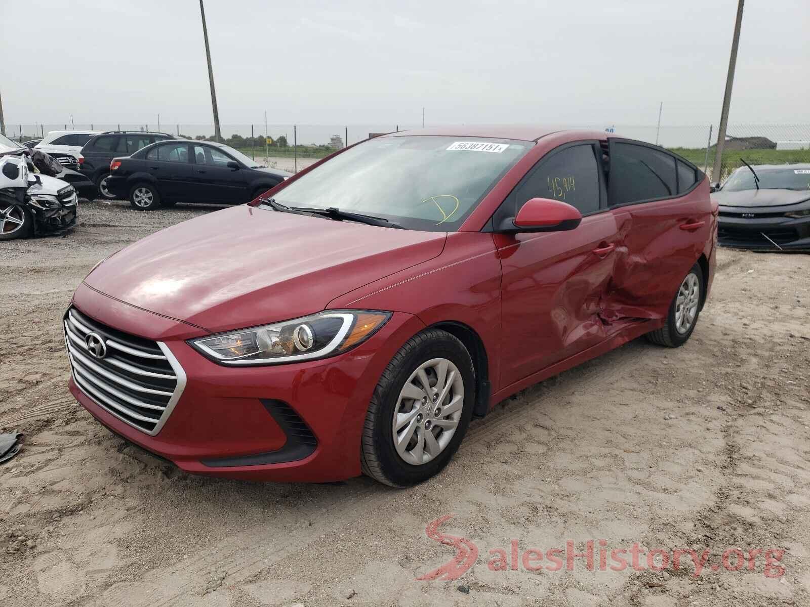 KMHD74LF4HU379346 2017 HYUNDAI ELANTRA