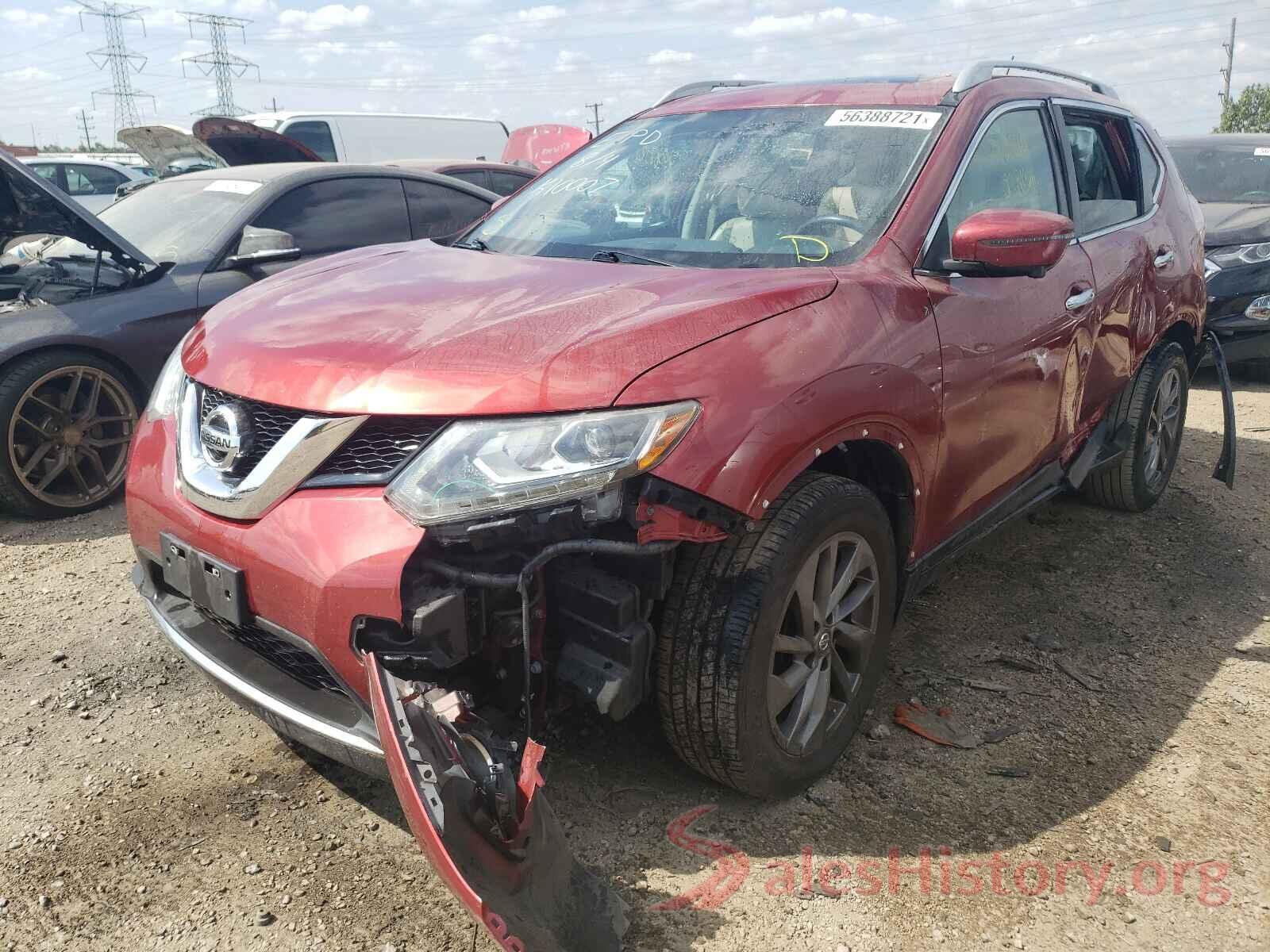 5N1AT2MT9GC761402 2016 NISSAN ROGUE