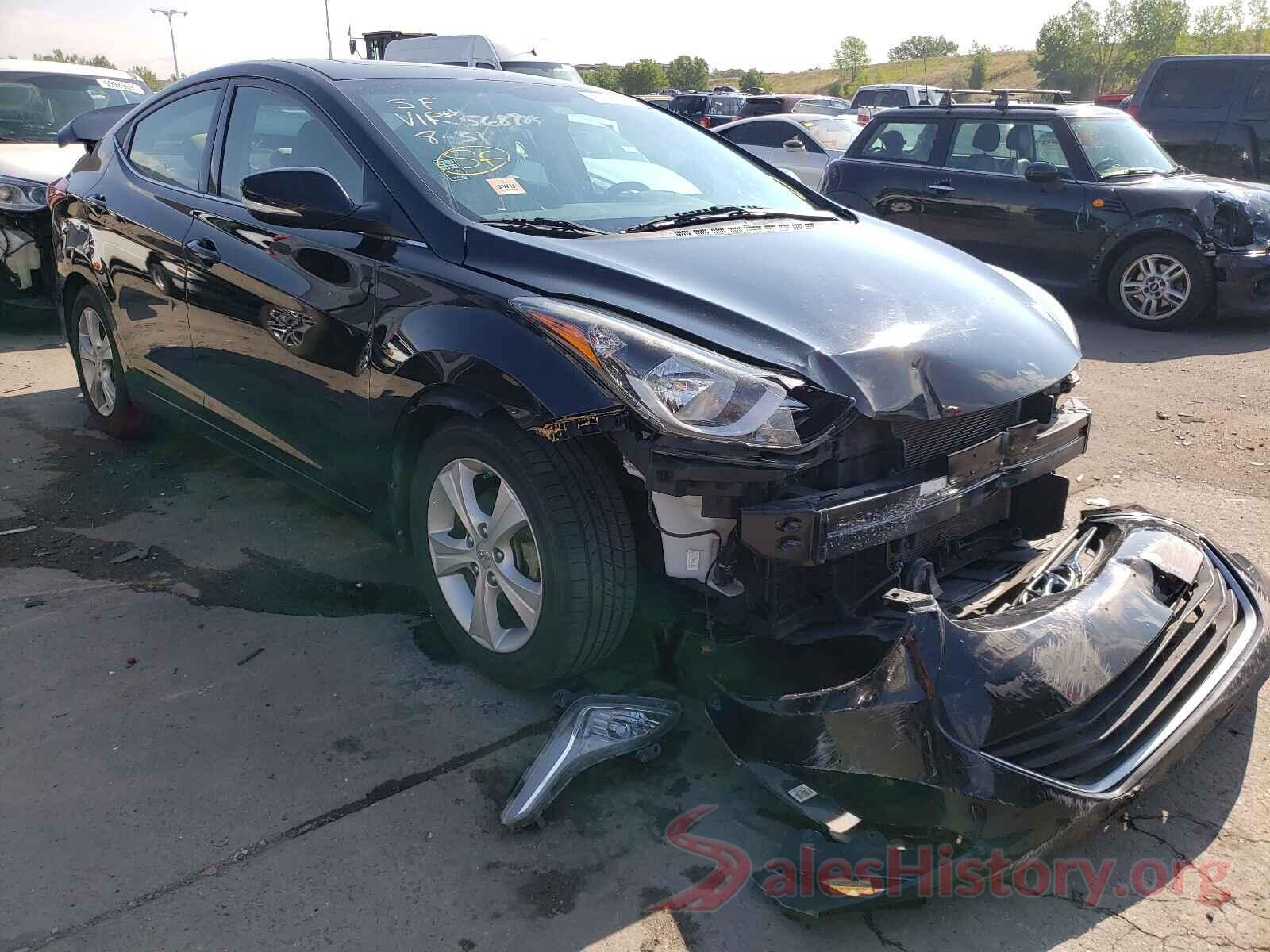 5NPDH4AE5GH671365 2016 HYUNDAI ELANTRA