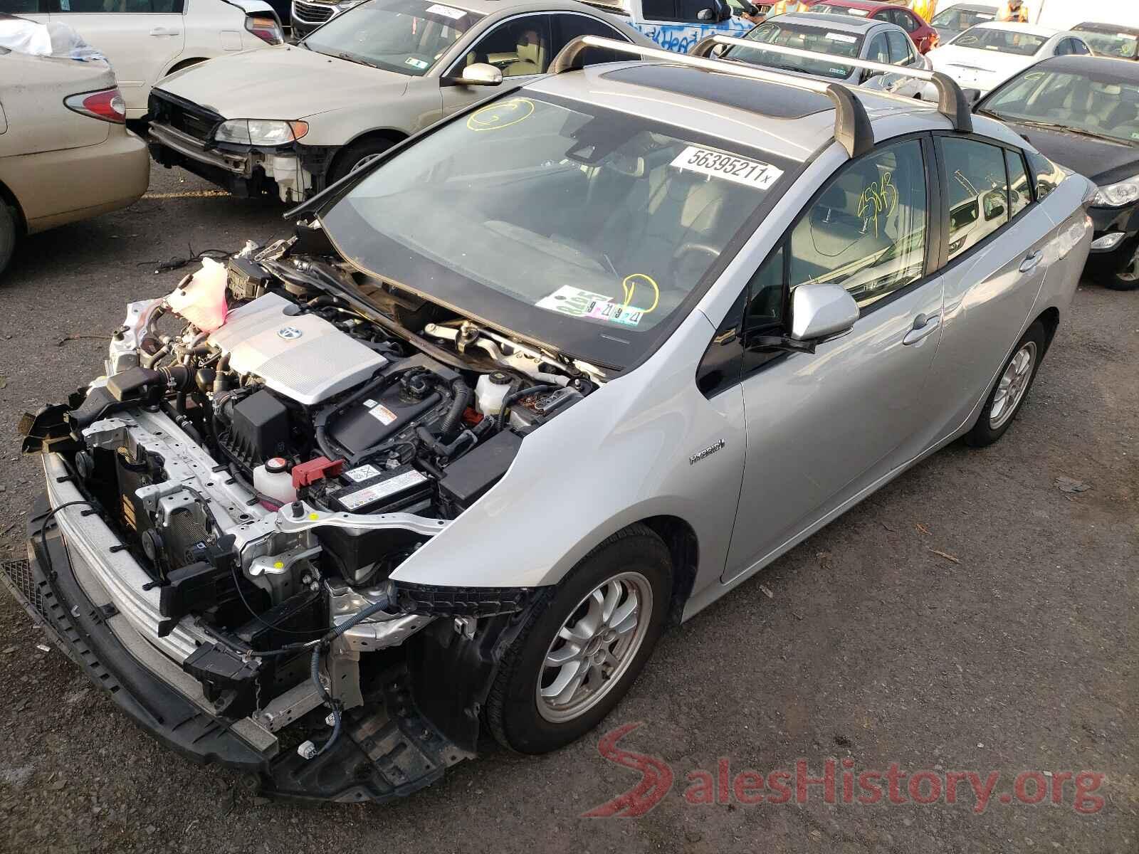 JTDKARFU6G3519261 2016 TOYOTA PRIUS