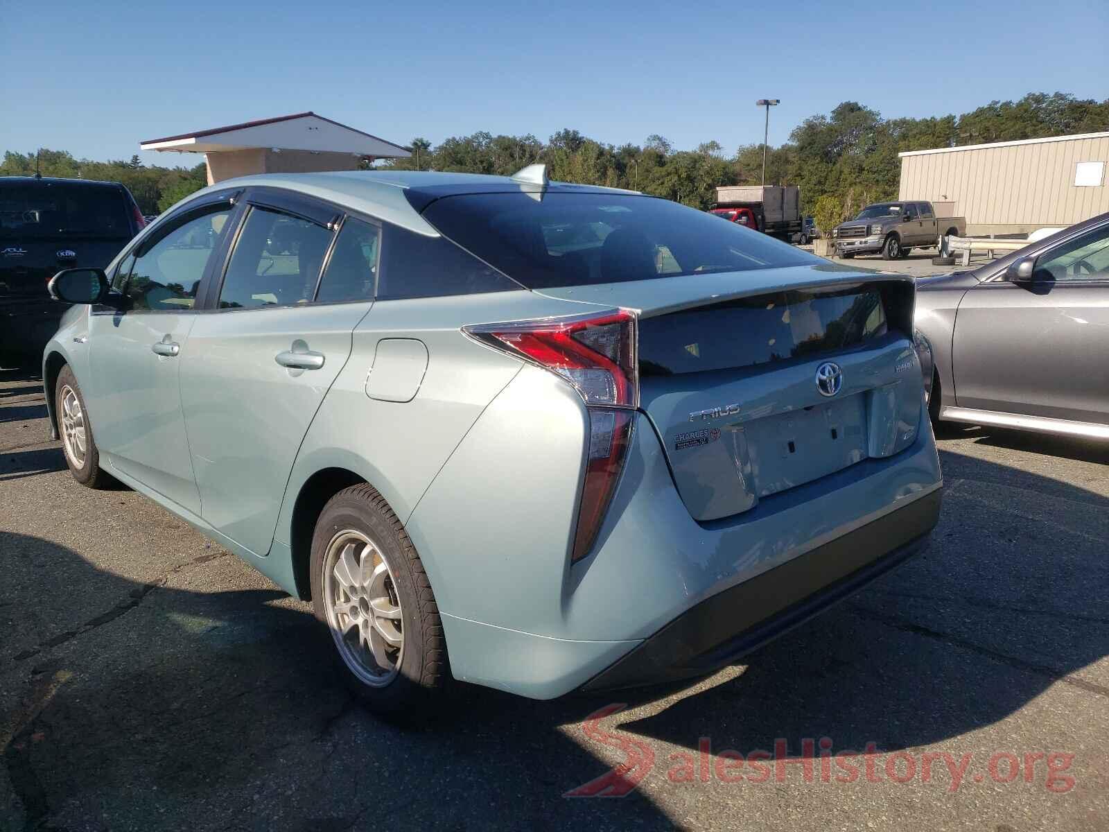 JTDKARFU8G3527250 2016 TOYOTA PRIUS