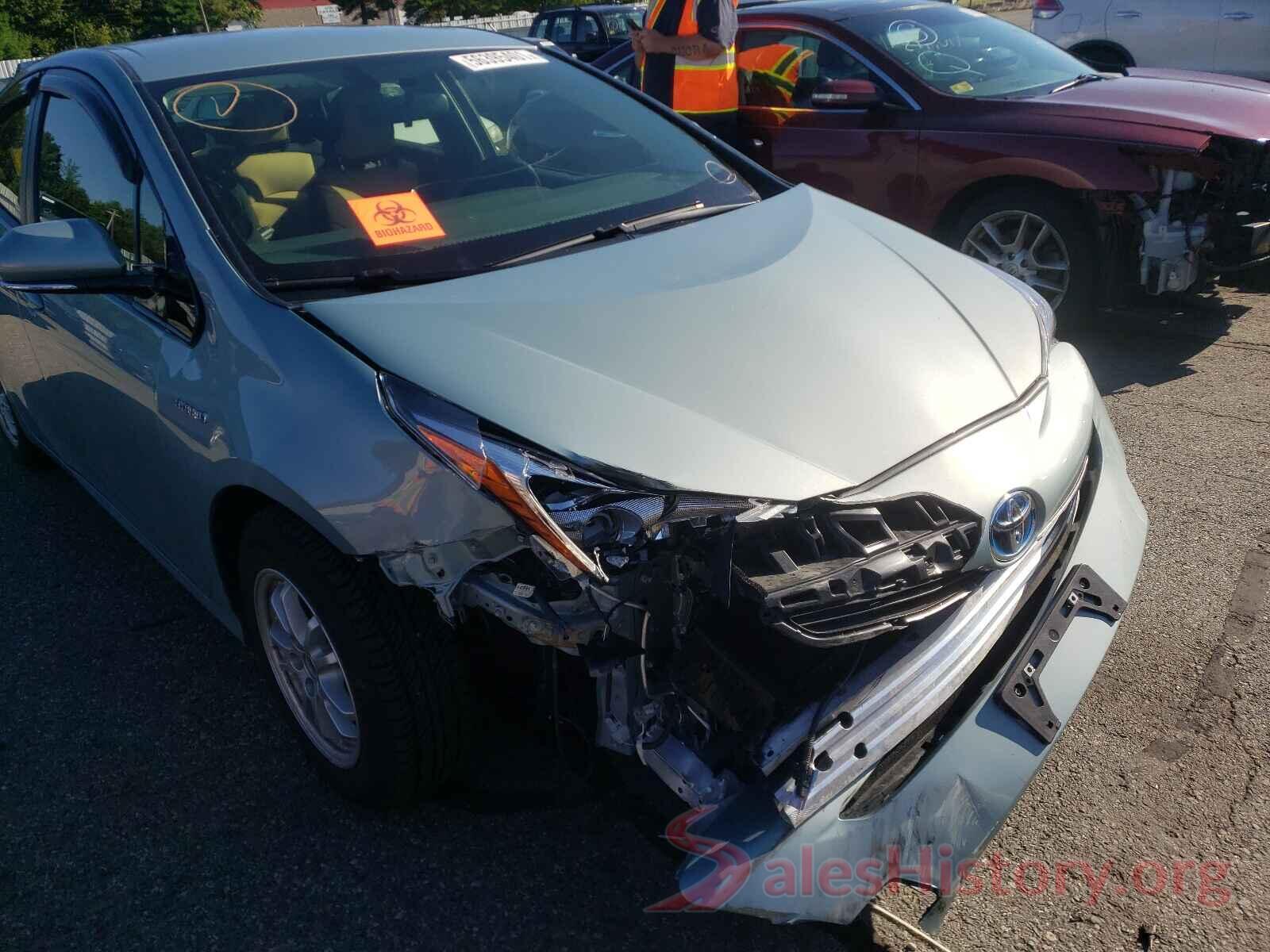 JTDKARFU8G3527250 2016 TOYOTA PRIUS