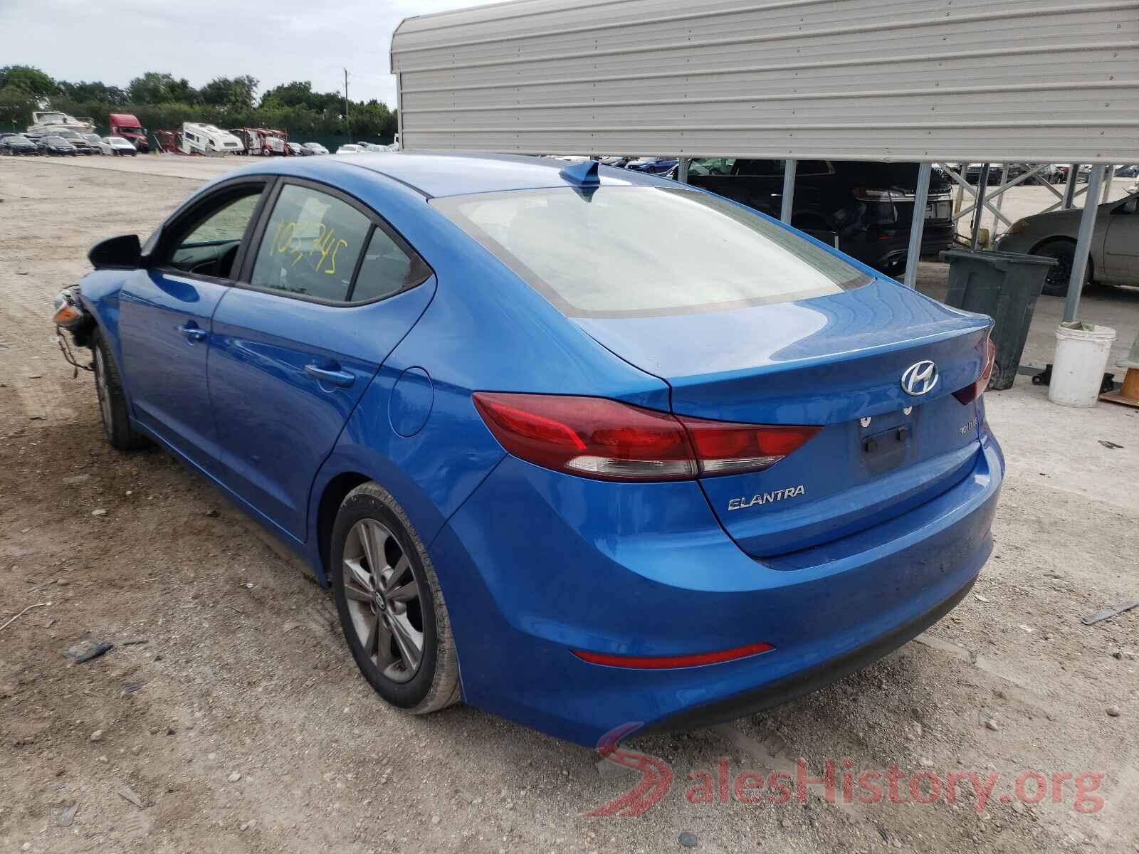 KMHD84LF8HU351661 2017 HYUNDAI ELANTRA