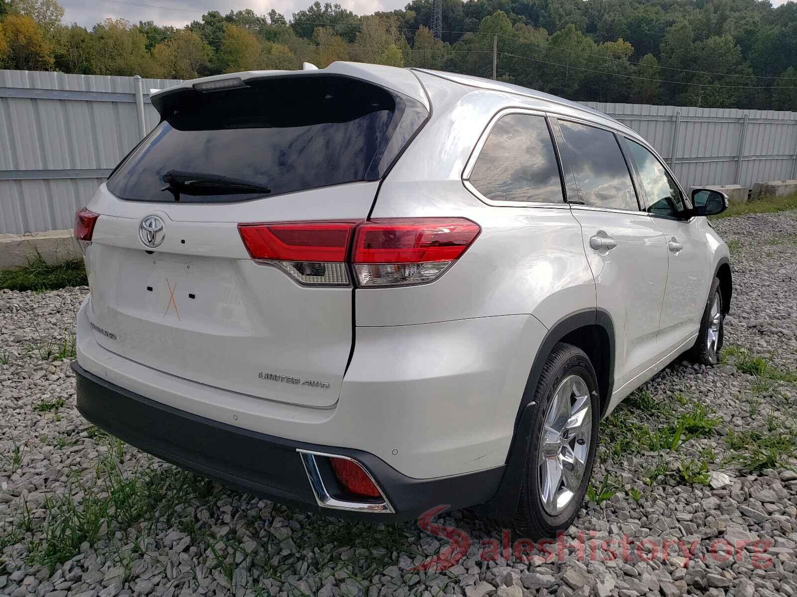 5TDDZRFH8KS709123 2019 TOYOTA HIGHLANDER