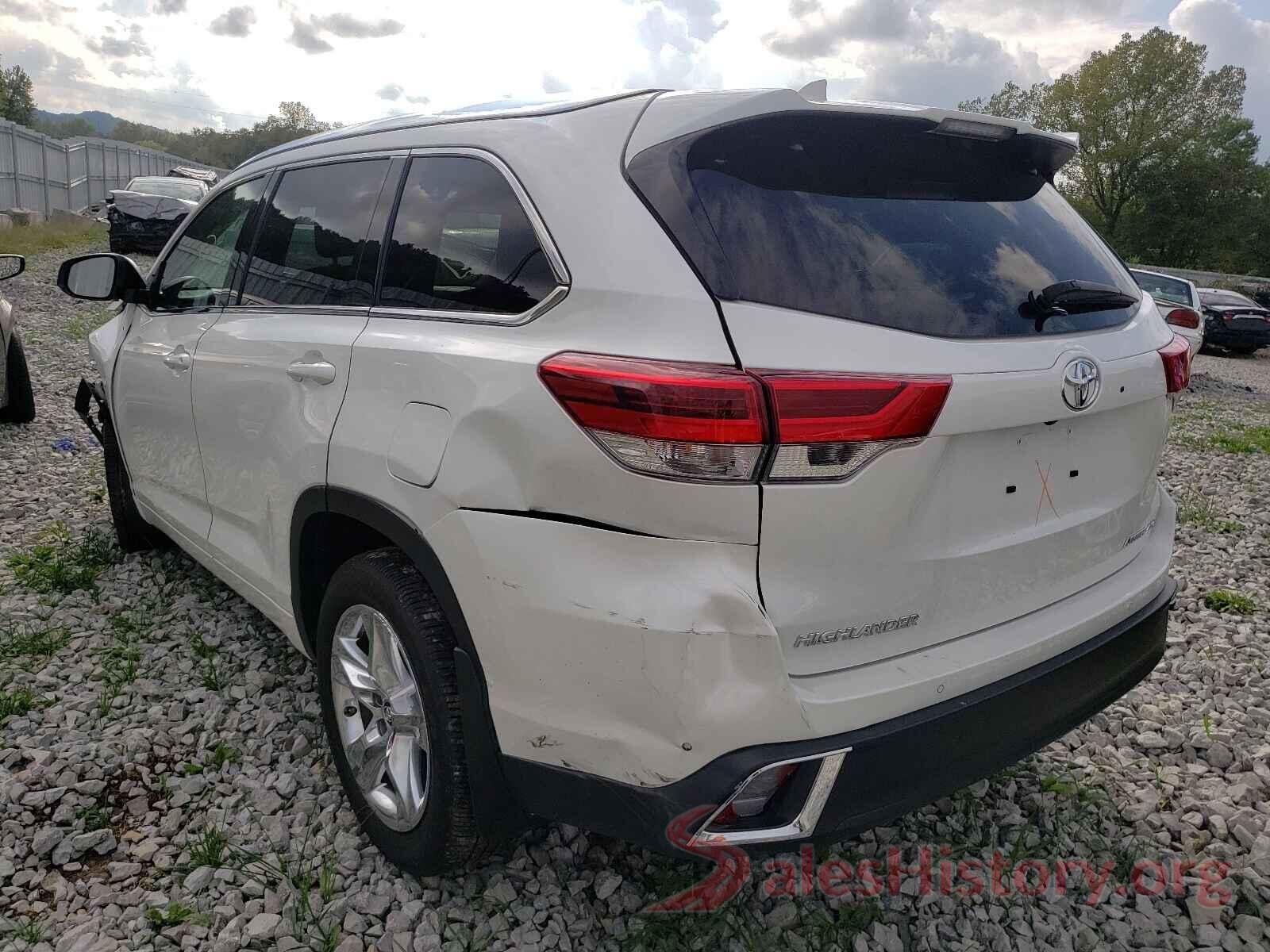 5TDDZRFH8KS709123 2019 TOYOTA HIGHLANDER