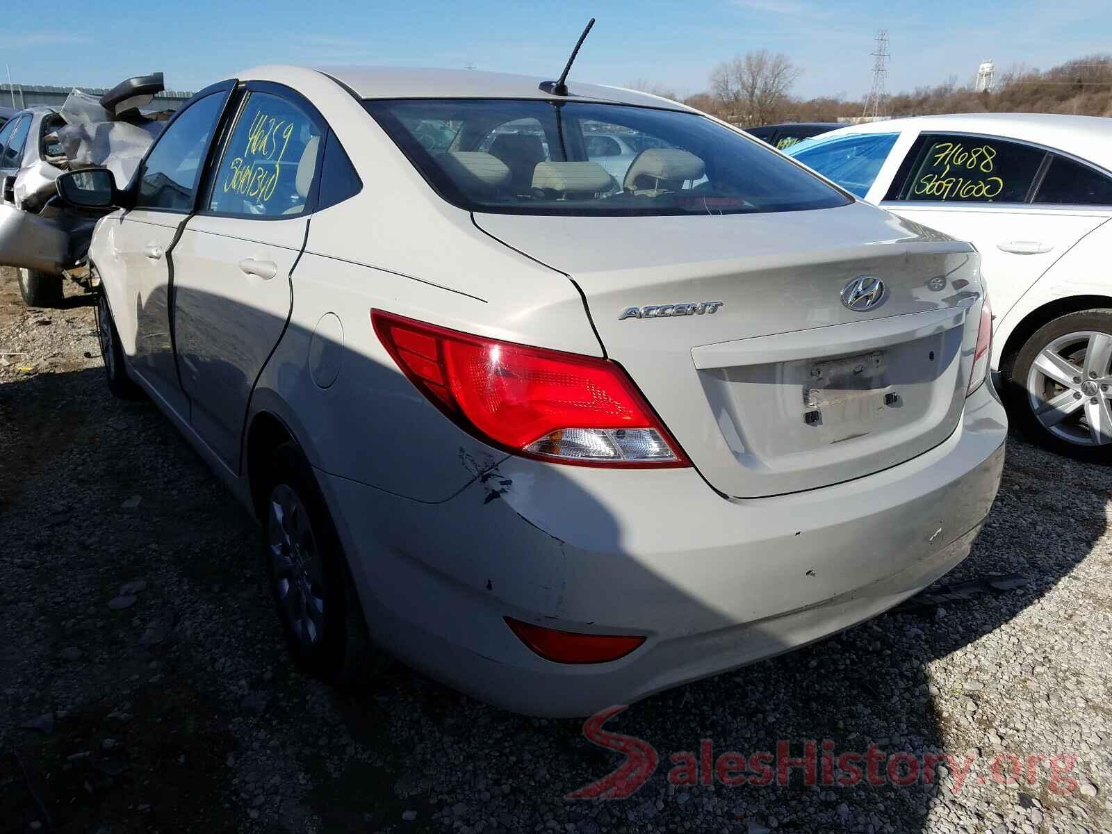 KMHCT4AE0GU006658 2016 HYUNDAI ACCENT