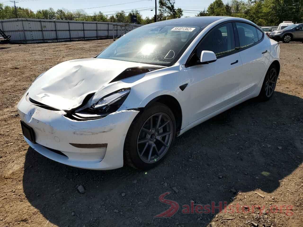 5YJ3E1EAXNF102453 2022 TESLA MODEL 3