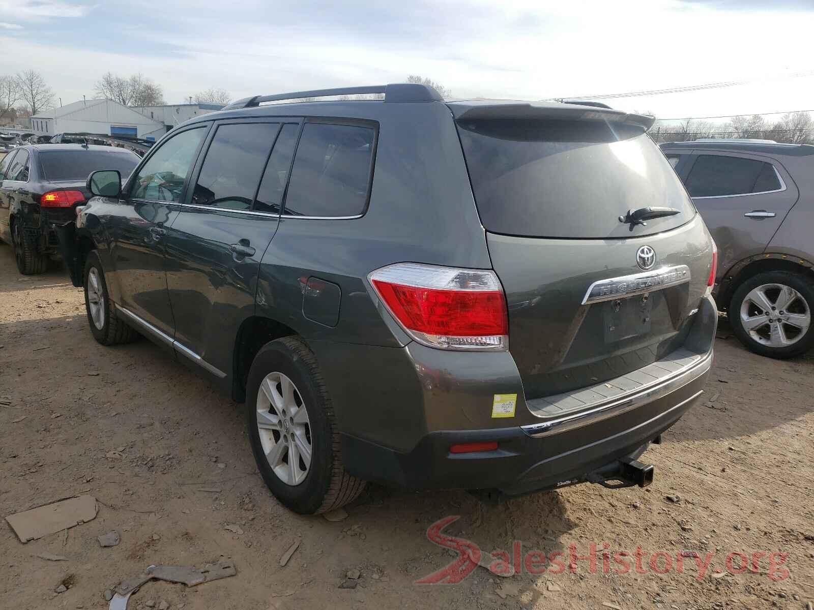 5TDBK3EHXDS197183 2013 TOYOTA HIGHLANDER