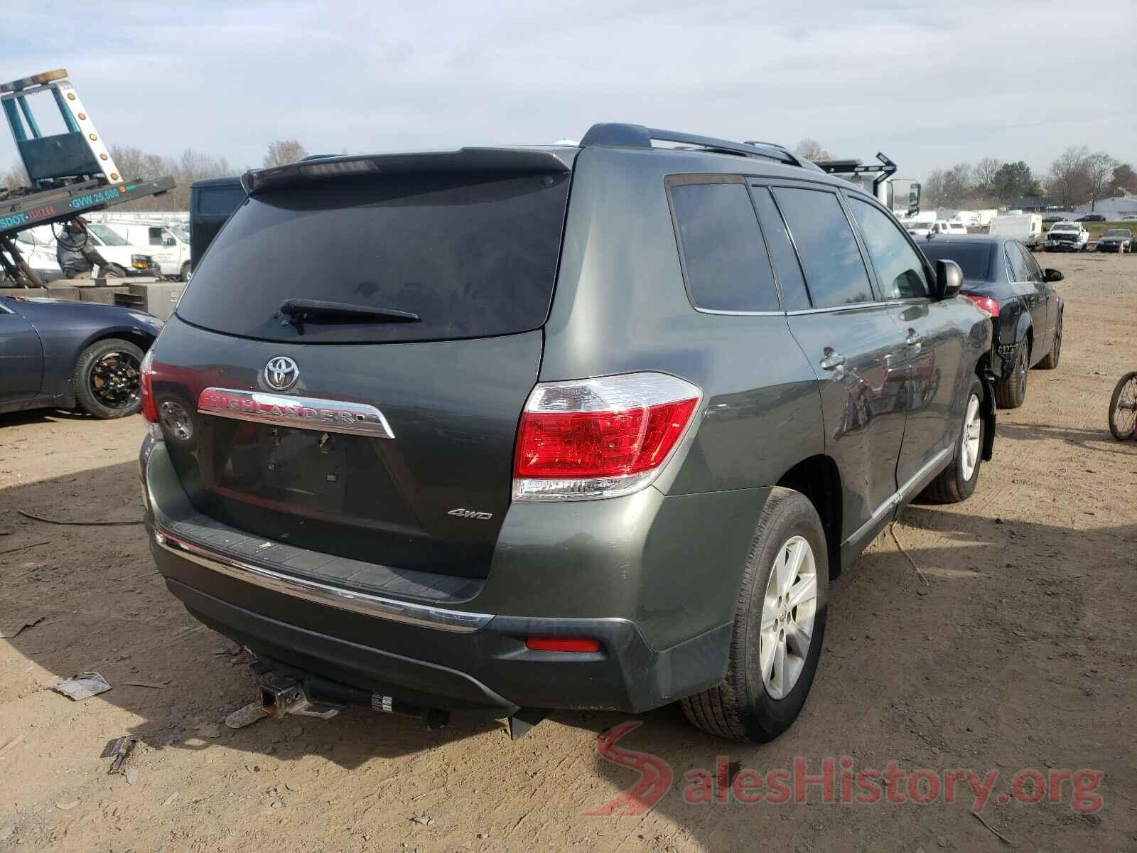 5TDBK3EHXDS197183 2013 TOYOTA HIGHLANDER