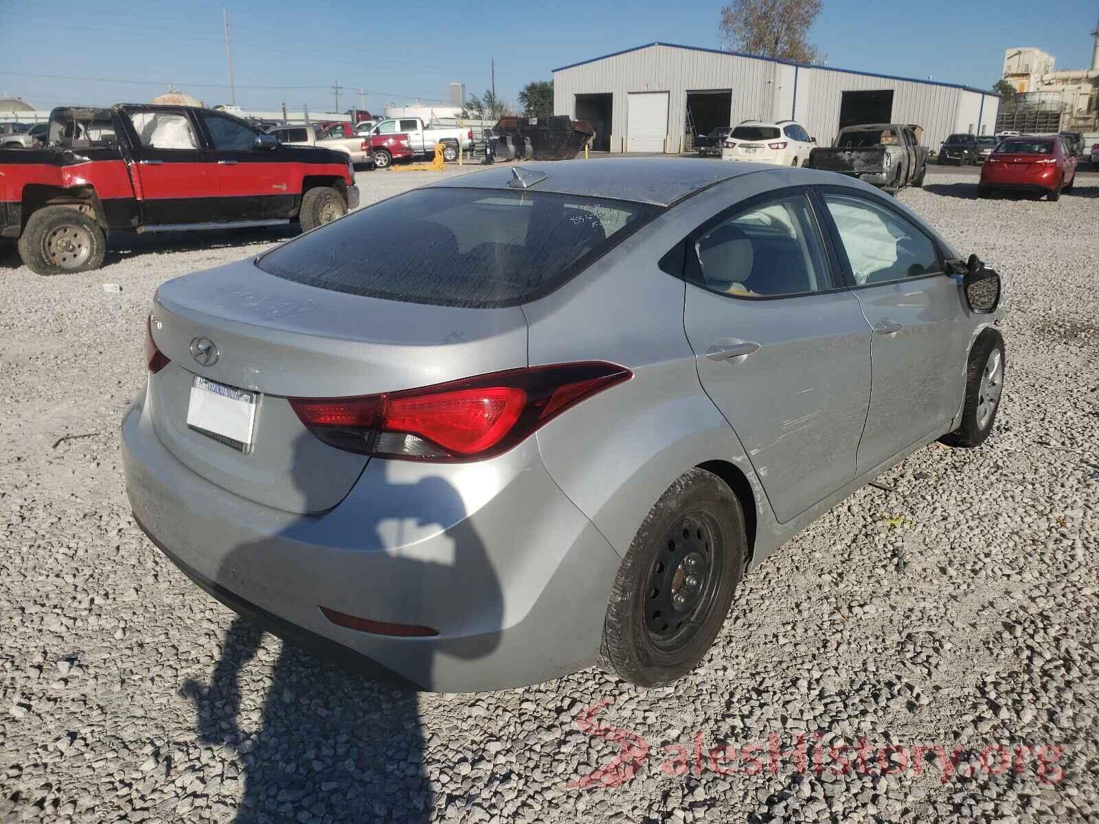 5NPDH4AE2GH706234 2016 HYUNDAI ELANTRA