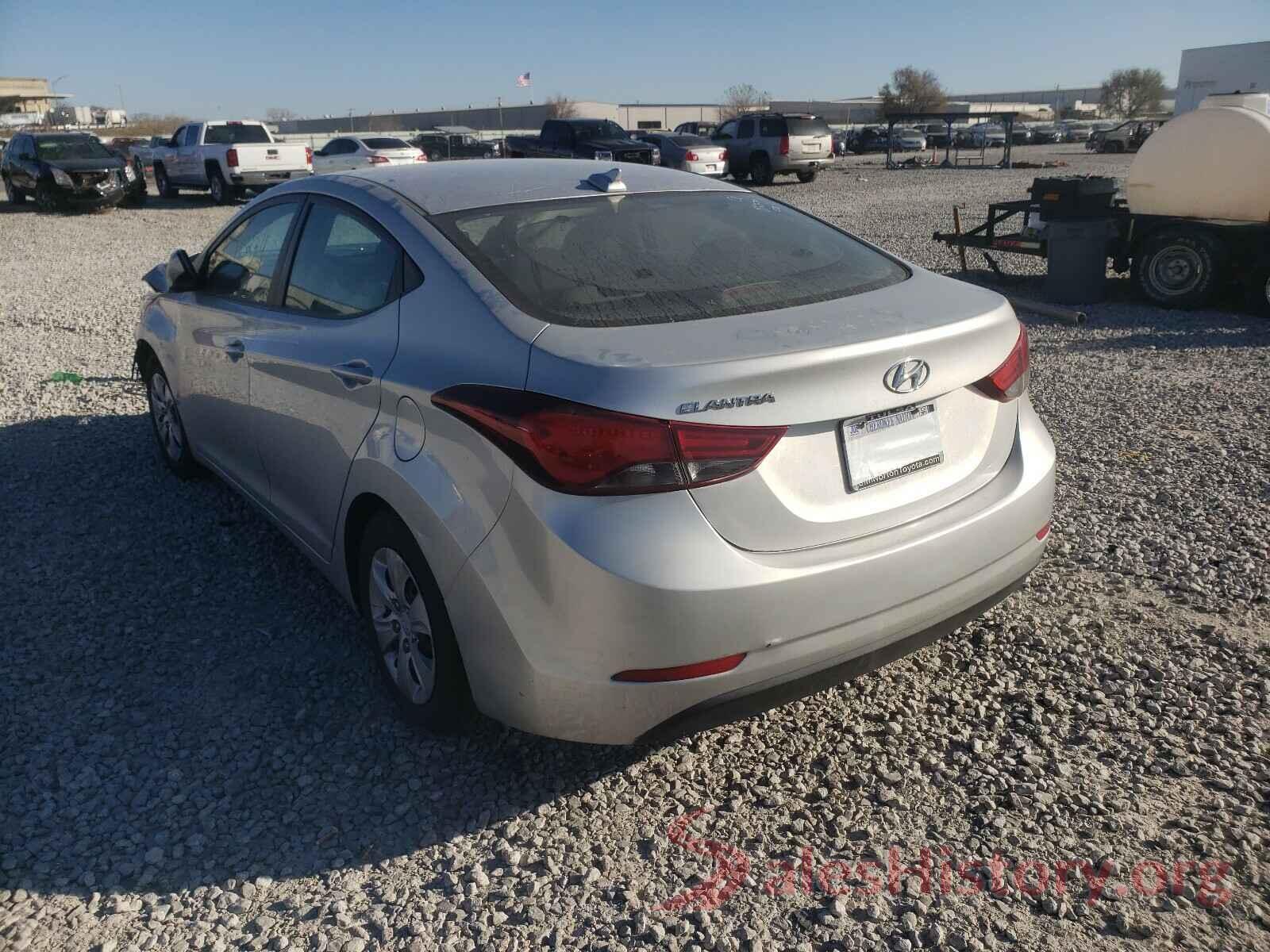 5NPDH4AE2GH706234 2016 HYUNDAI ELANTRA