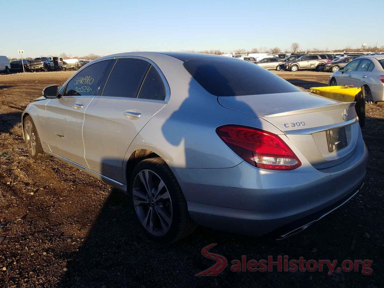 55SWF4JB5HU213859 2017 MERCEDES-BENZ C CLASS