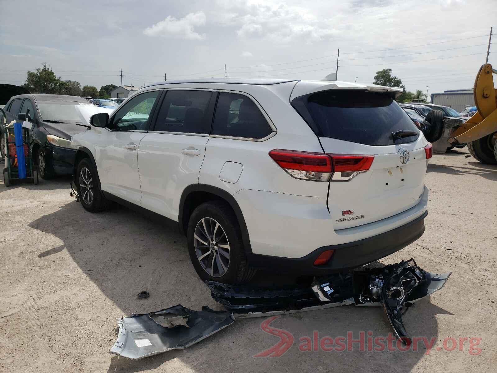 5TDKZRFH9KS340196 2019 TOYOTA HIGHLANDER