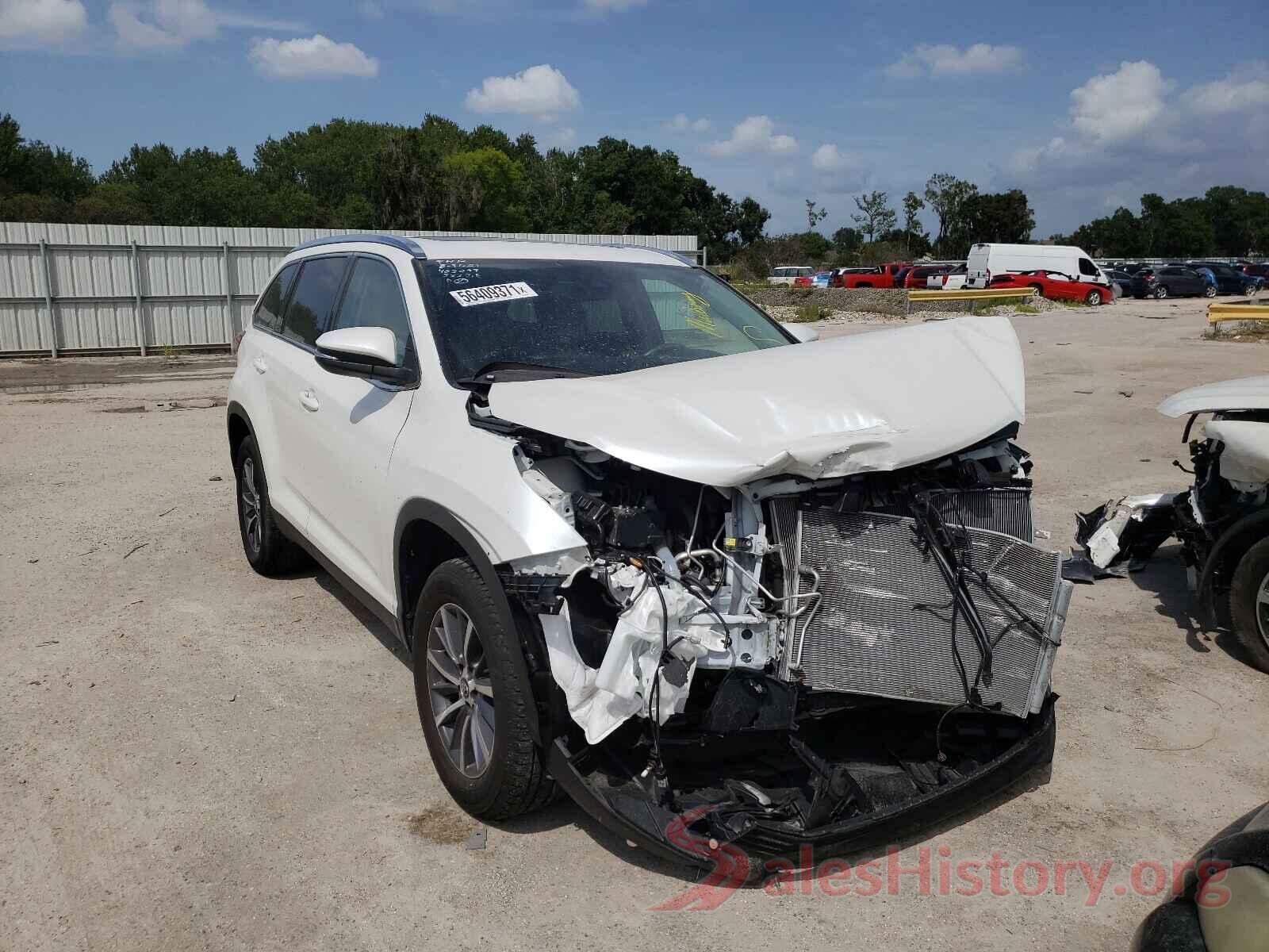 5TDKZRFH9KS340196 2019 TOYOTA HIGHLANDER