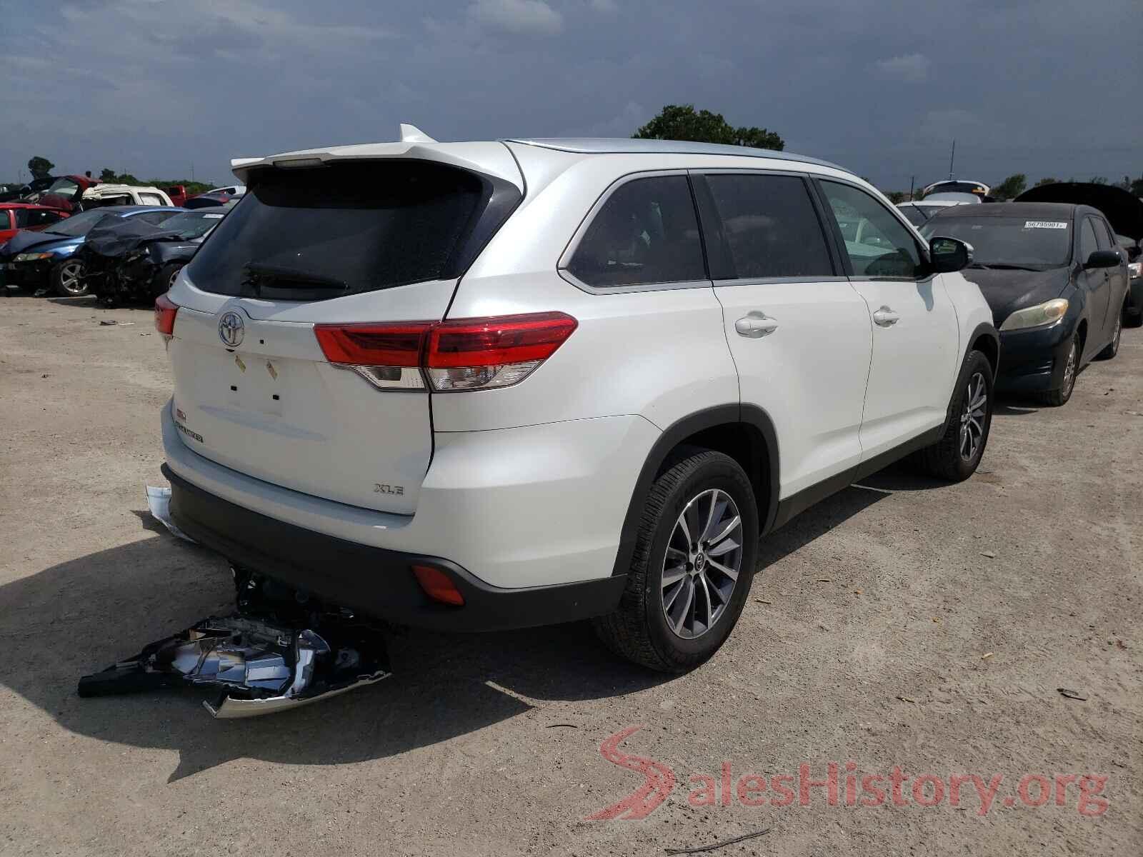 5TDKZRFH9KS340196 2019 TOYOTA HIGHLANDER