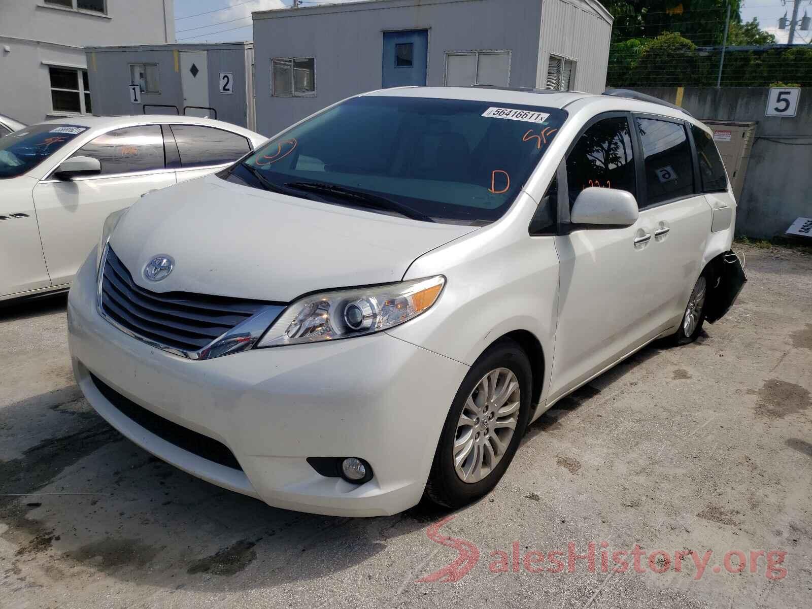 5TDYZ3DC7HS791084 2017 TOYOTA SIENNA