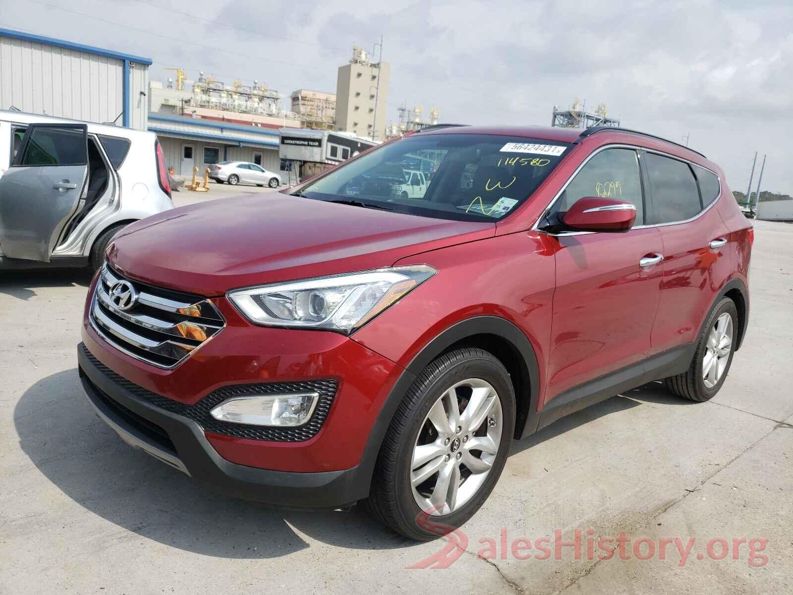 5XYZU3LA7DG114580 2013 HYUNDAI SANTA FE