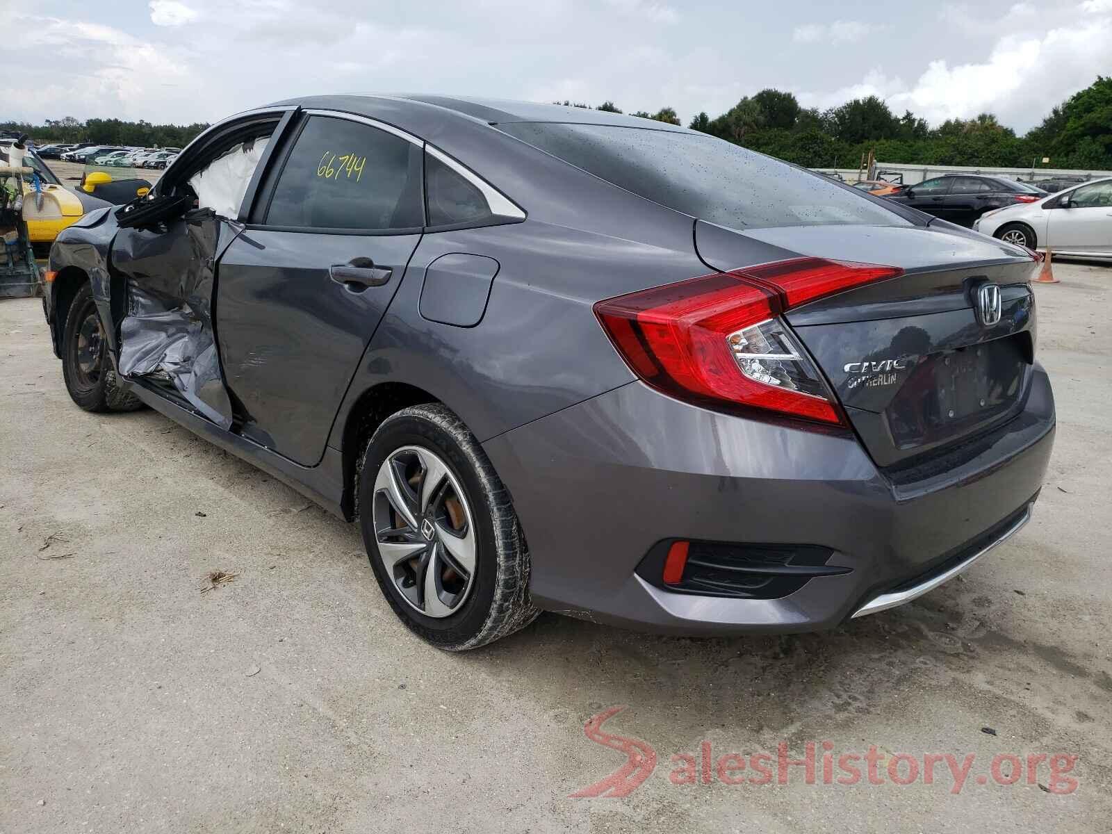 2HGFC2F66KH603852 2019 HONDA CIVIC