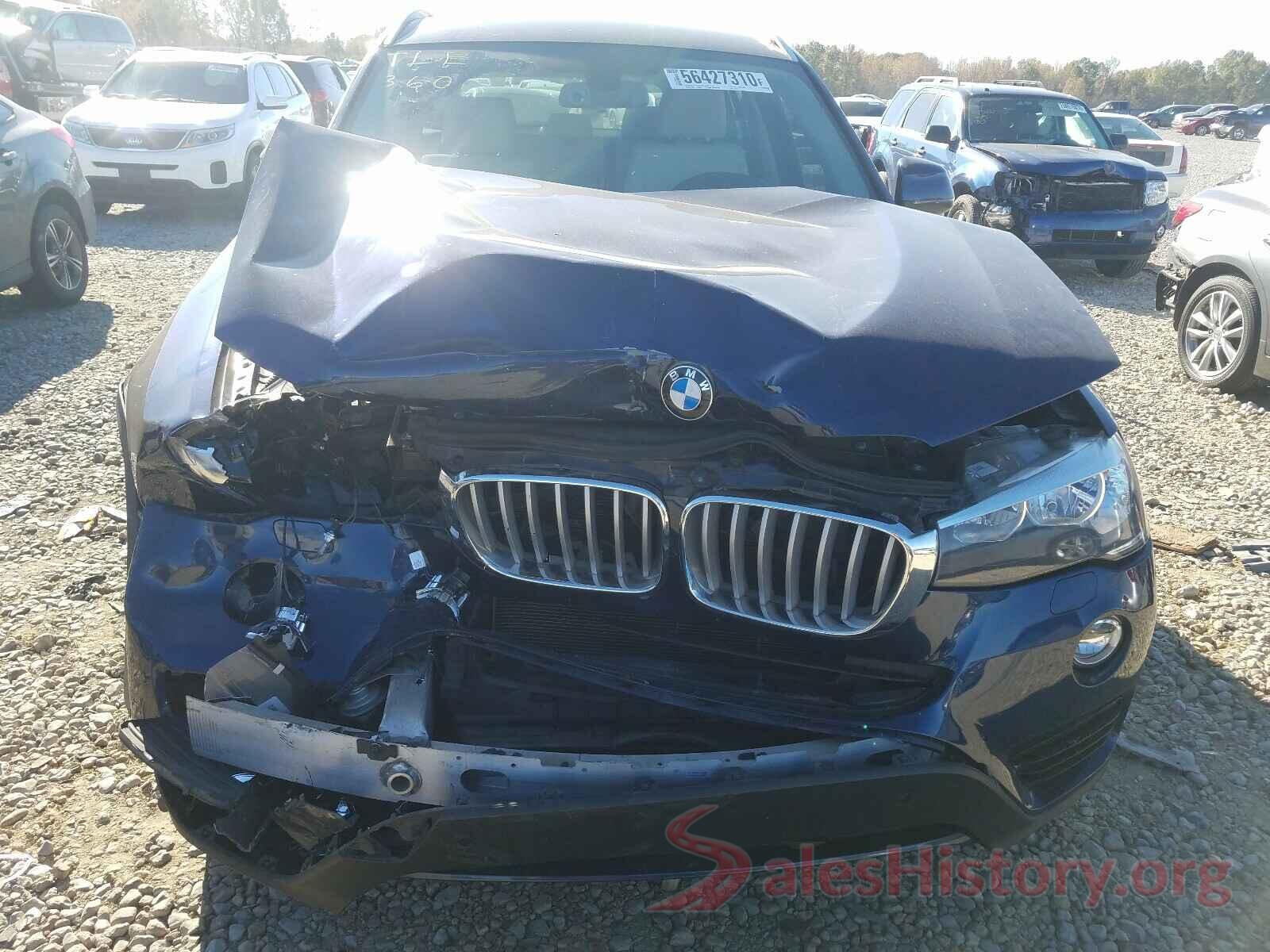 5UXWZ7C55H0U45845 2017 BMW X3