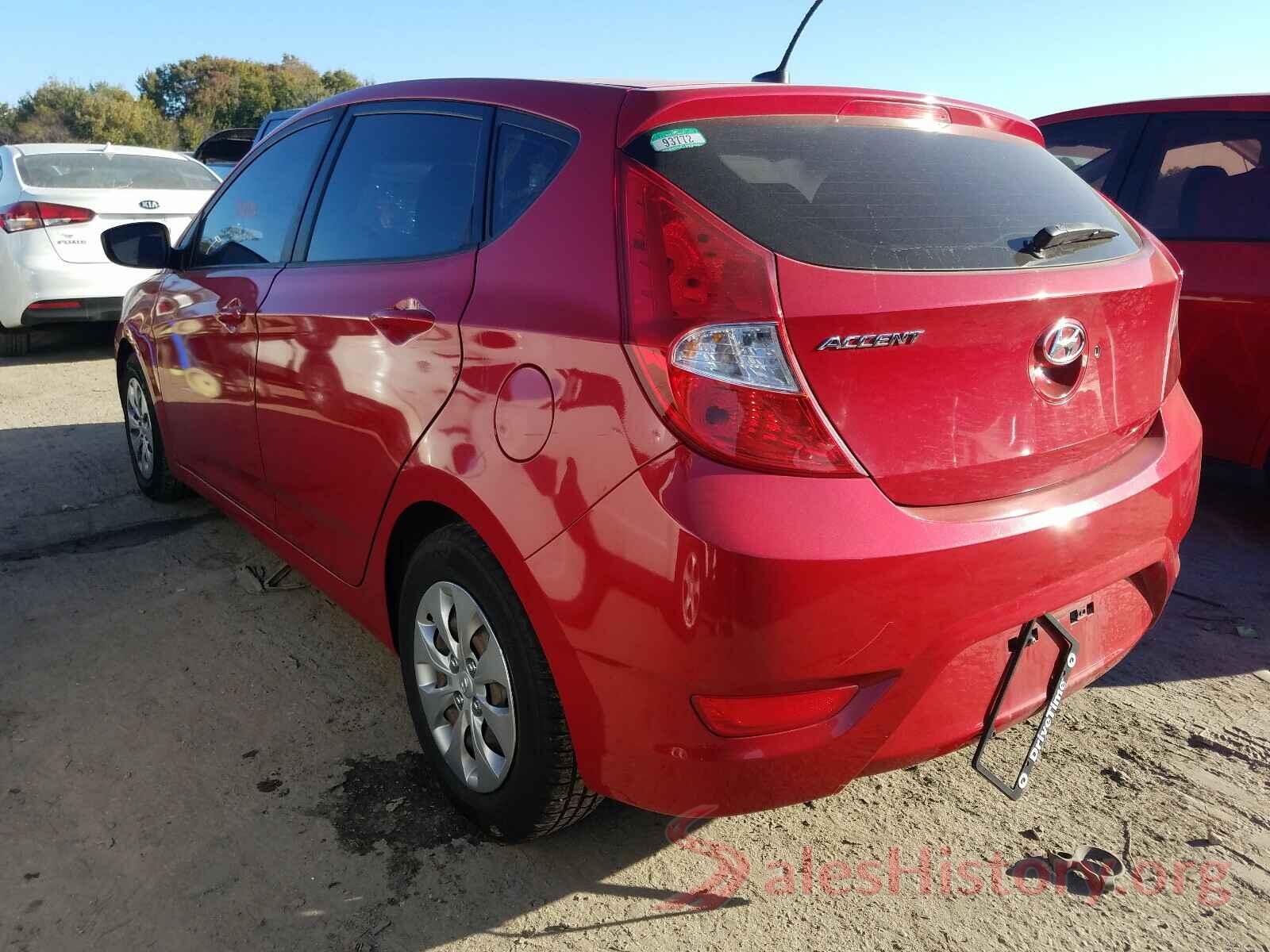 KMHCT5AEXHU307753 2017 HYUNDAI ACCENT