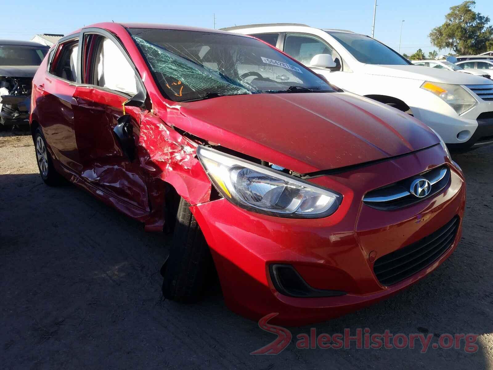 KMHCT5AEXHU307753 2017 HYUNDAI ACCENT