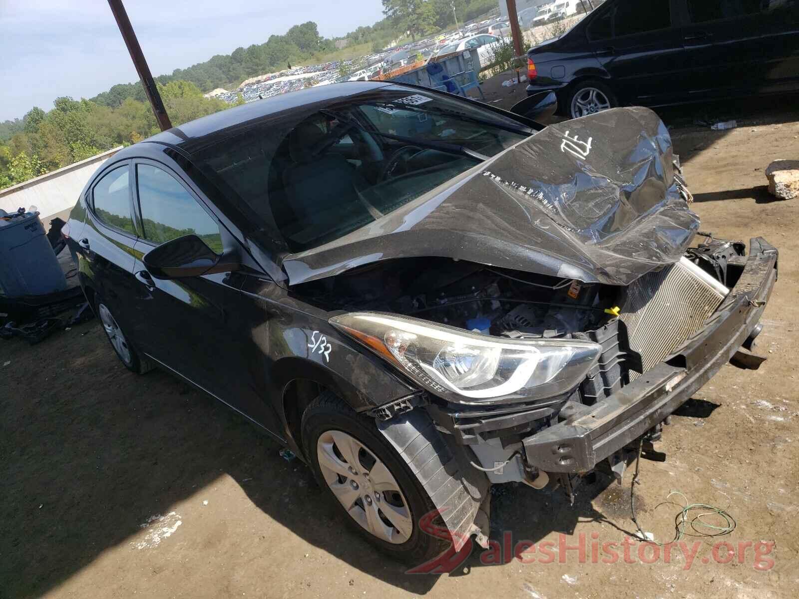 5NPDH4AE1GH663487 2016 HYUNDAI ELANTRA