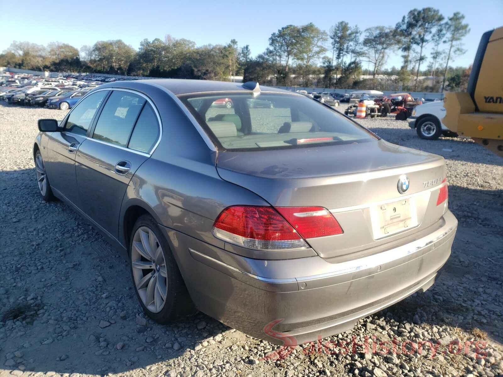 WBAHN835X7DT67563 2007 BMW 7 SERIES