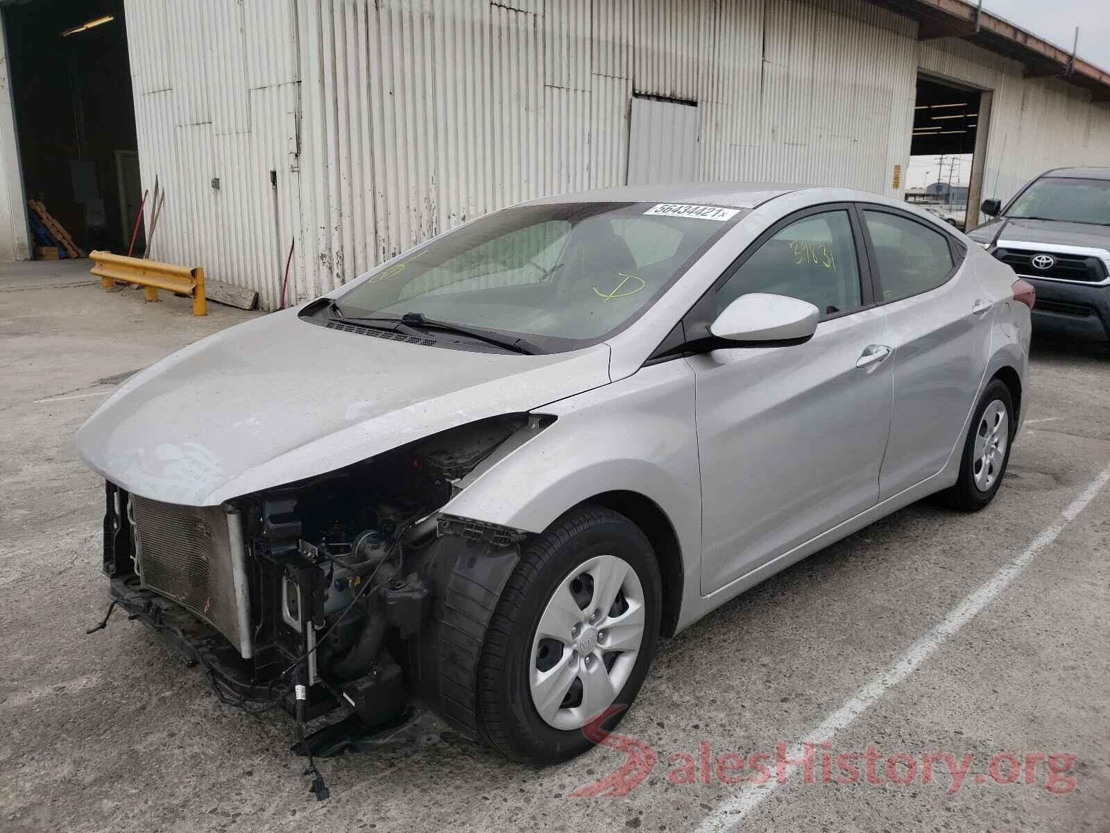 KMHDH4AE0GU575838 2016 HYUNDAI ELANTRA